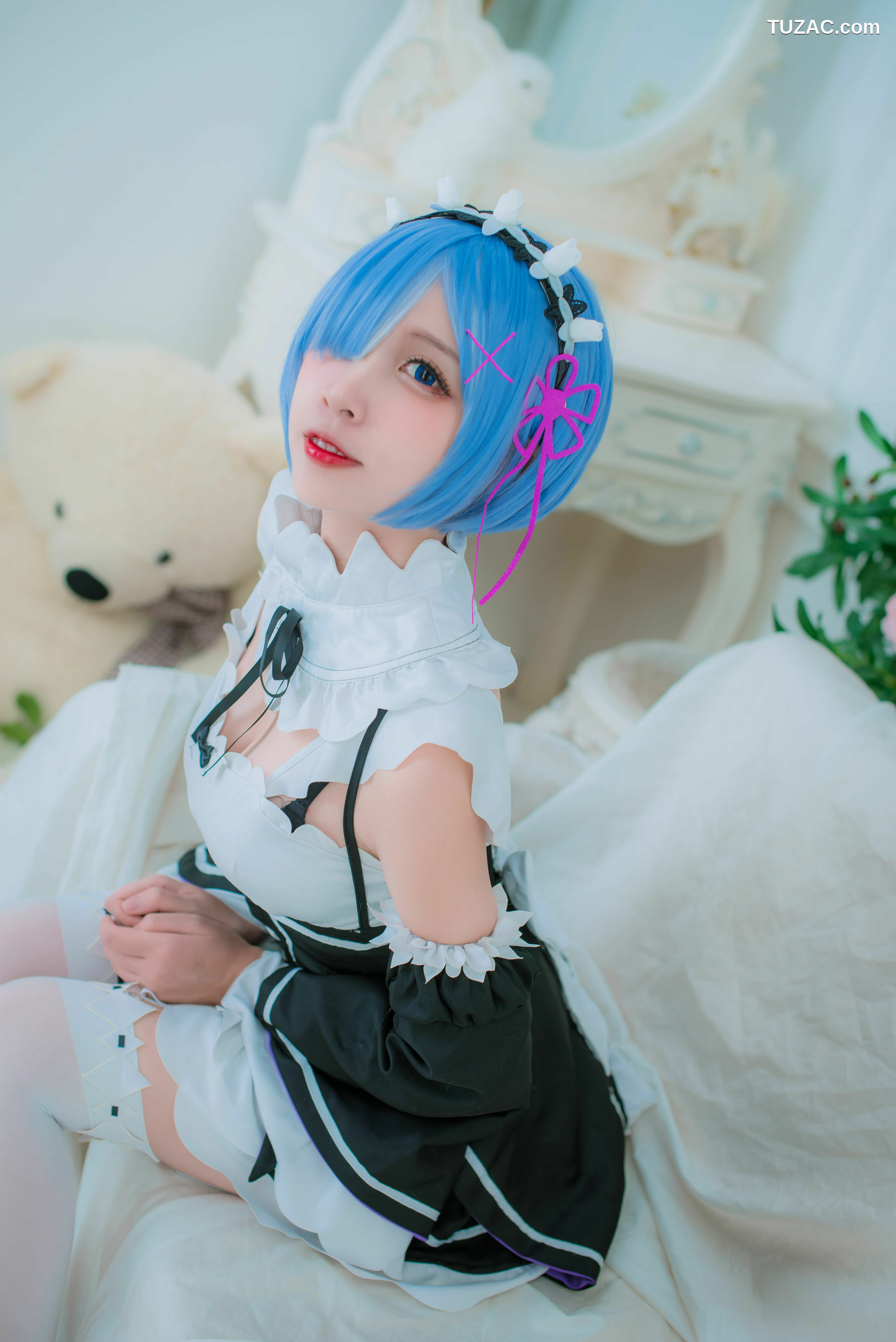 网络美女_网红Coser二佐Nisa 《蕾姆女仆》 写真集