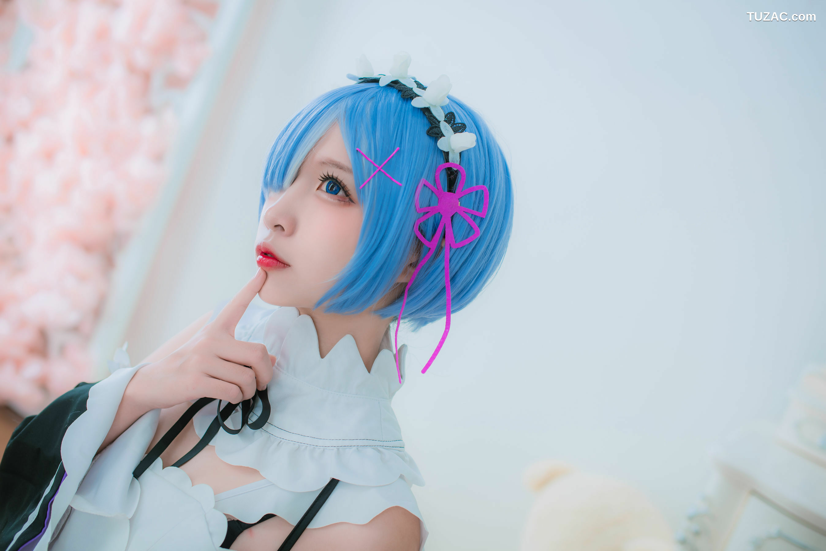 网络美女_网红Coser二佐Nisa 《蕾姆女仆》 写真集