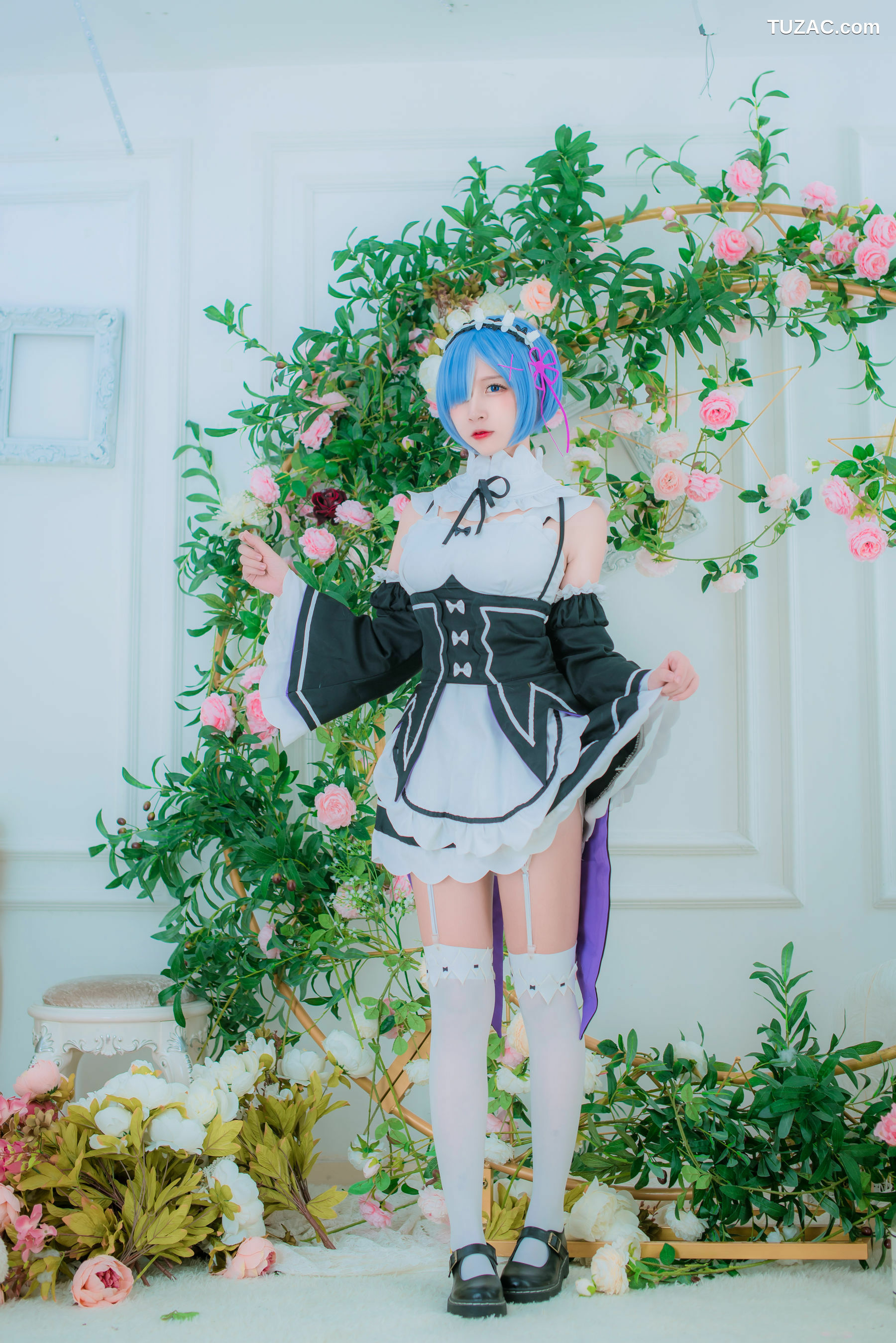 网络美女_网红Coser二佐Nisa 《蕾姆女仆》 写真集