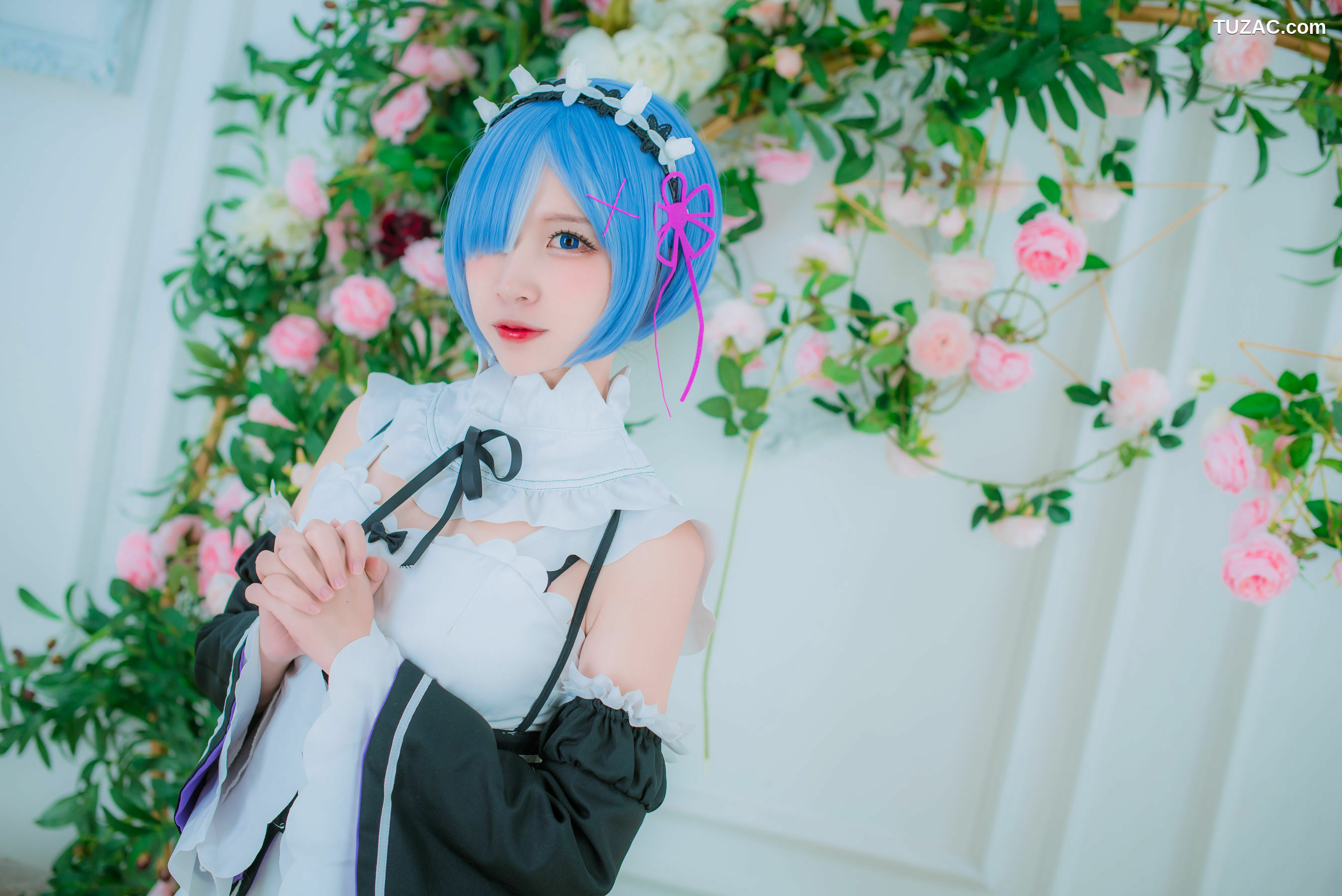 网络美女_网红Coser二佐Nisa 《蕾姆女仆》 写真集