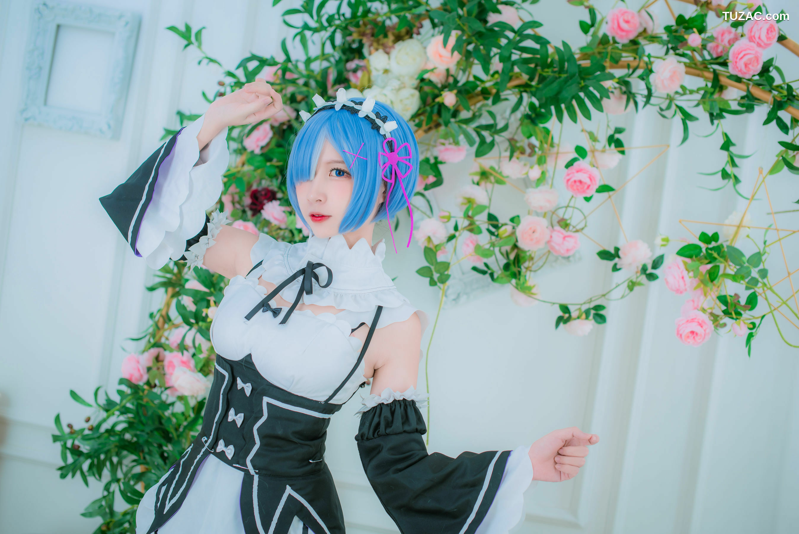 网络美女_网红Coser二佐Nisa 《蕾姆女仆》 写真集