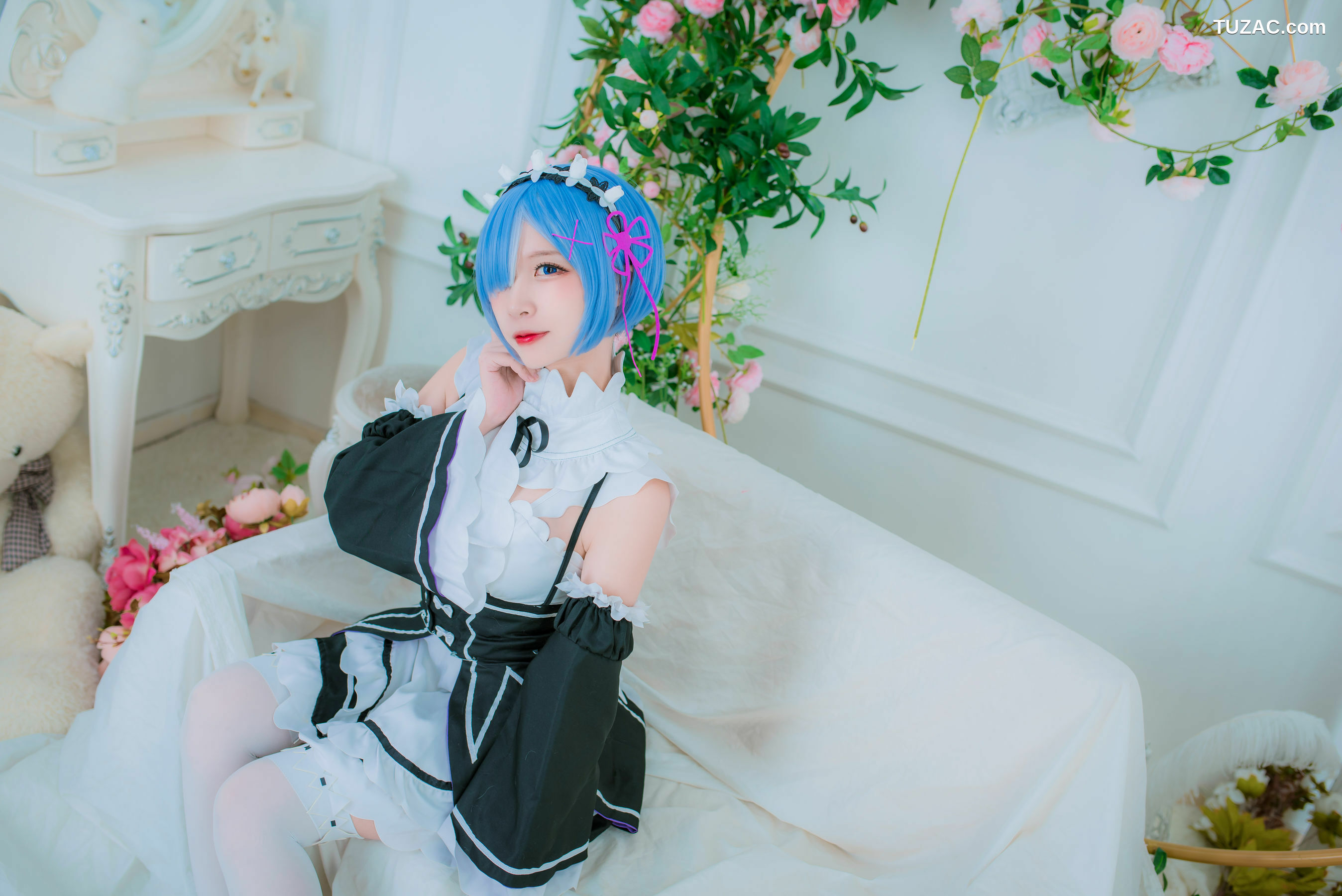 网络美女_网红Coser二佐Nisa 《蕾姆女仆》 写真集