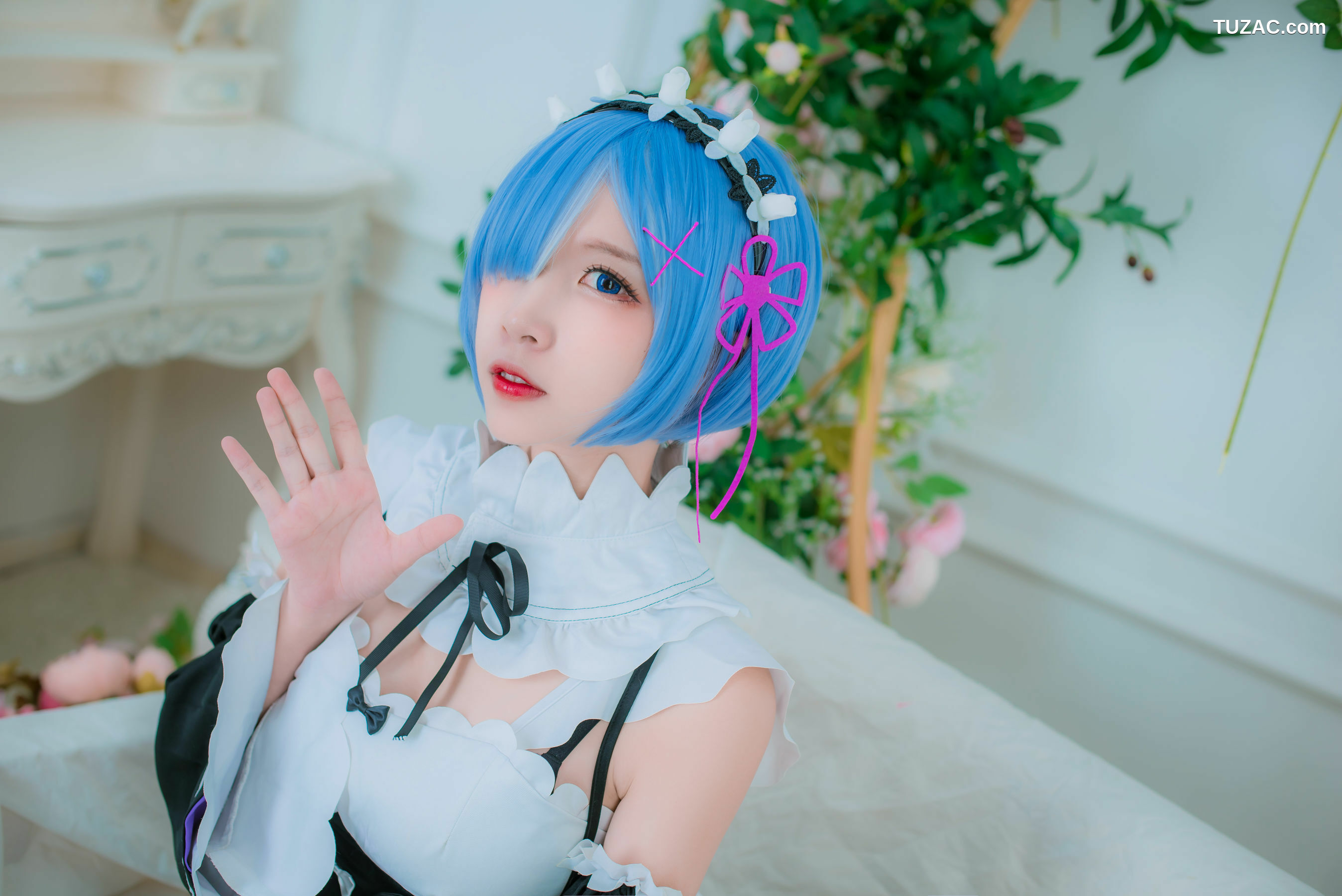 网络美女_网红Coser二佐Nisa 《蕾姆女仆》 写真集