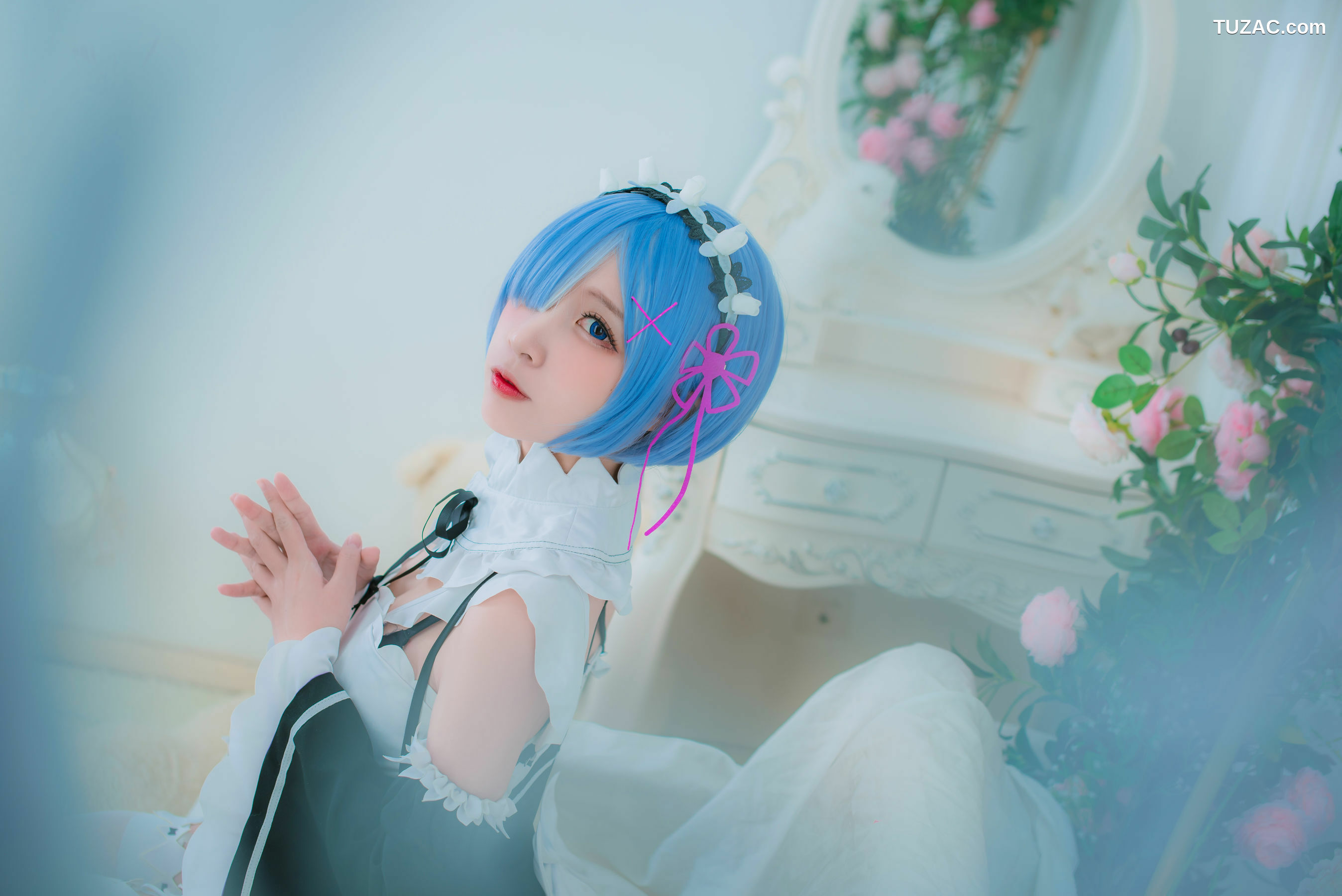网络美女_网红Coser二佐Nisa 《蕾姆女仆》 写真集