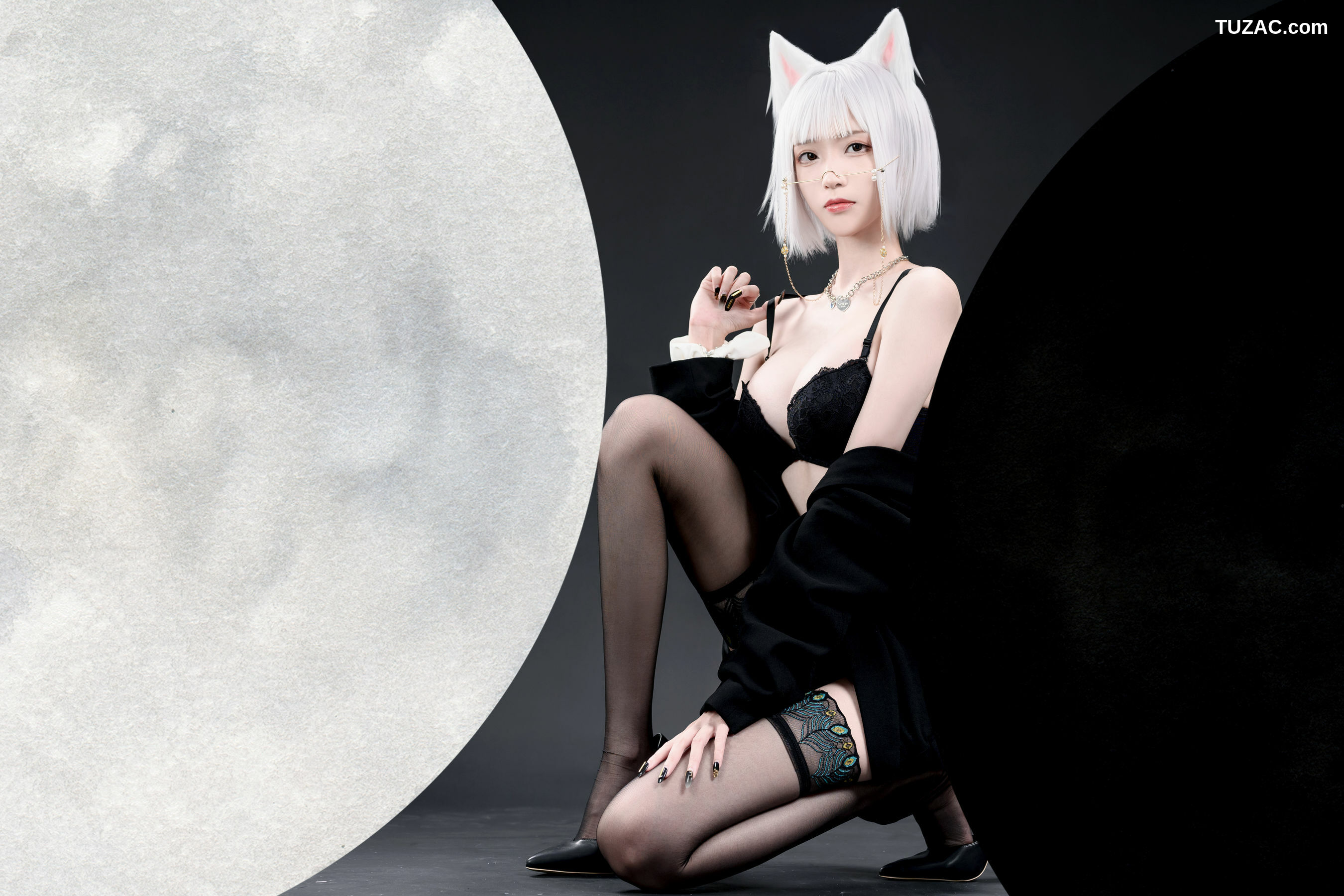 网络美女_长腿Coser青青子Js&amp;李翎 - 狐狸和狼