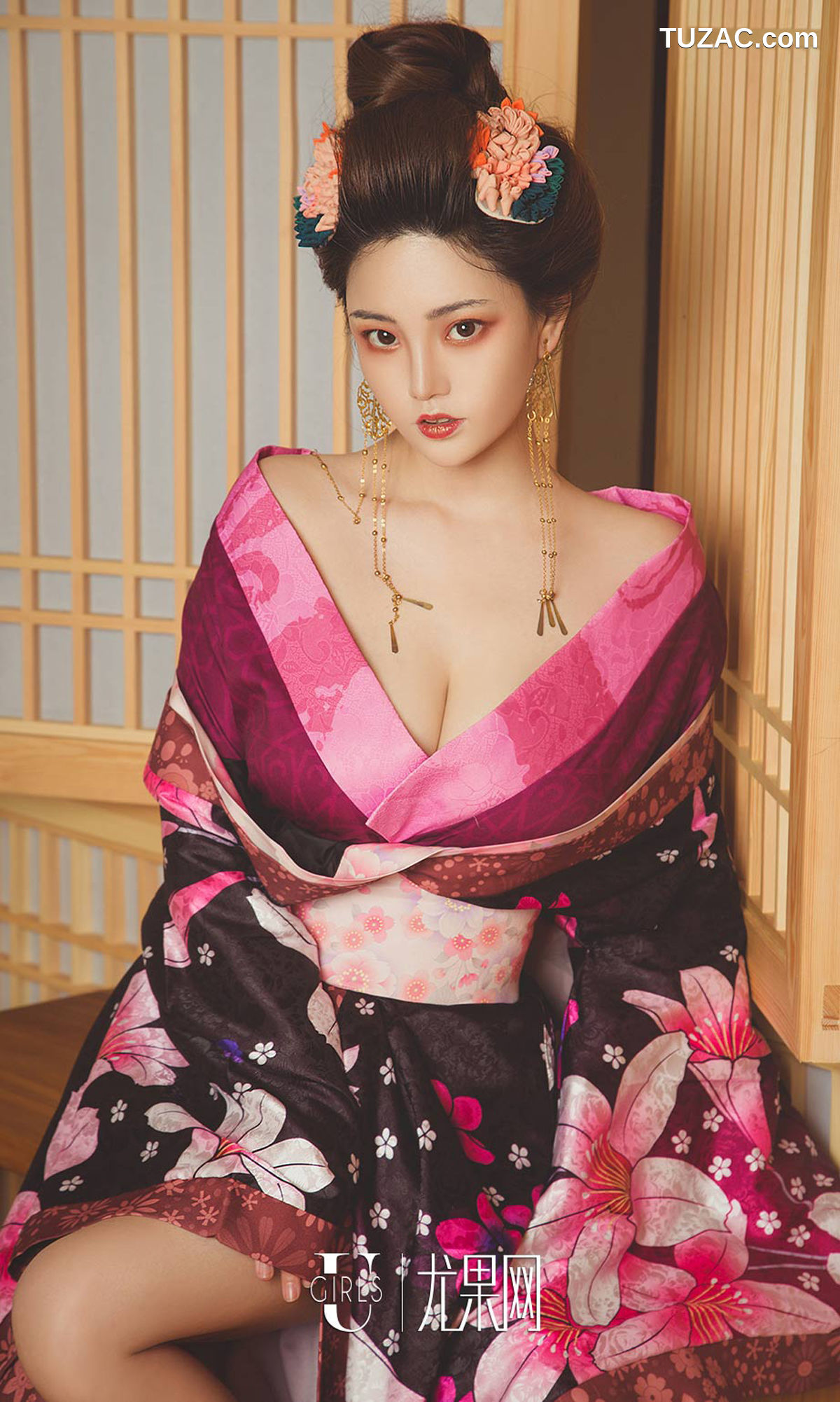 UGirlsApp尤果圈爱尤物-1170-陈果果-孟十朵-球球-《艺伎回忆录》
