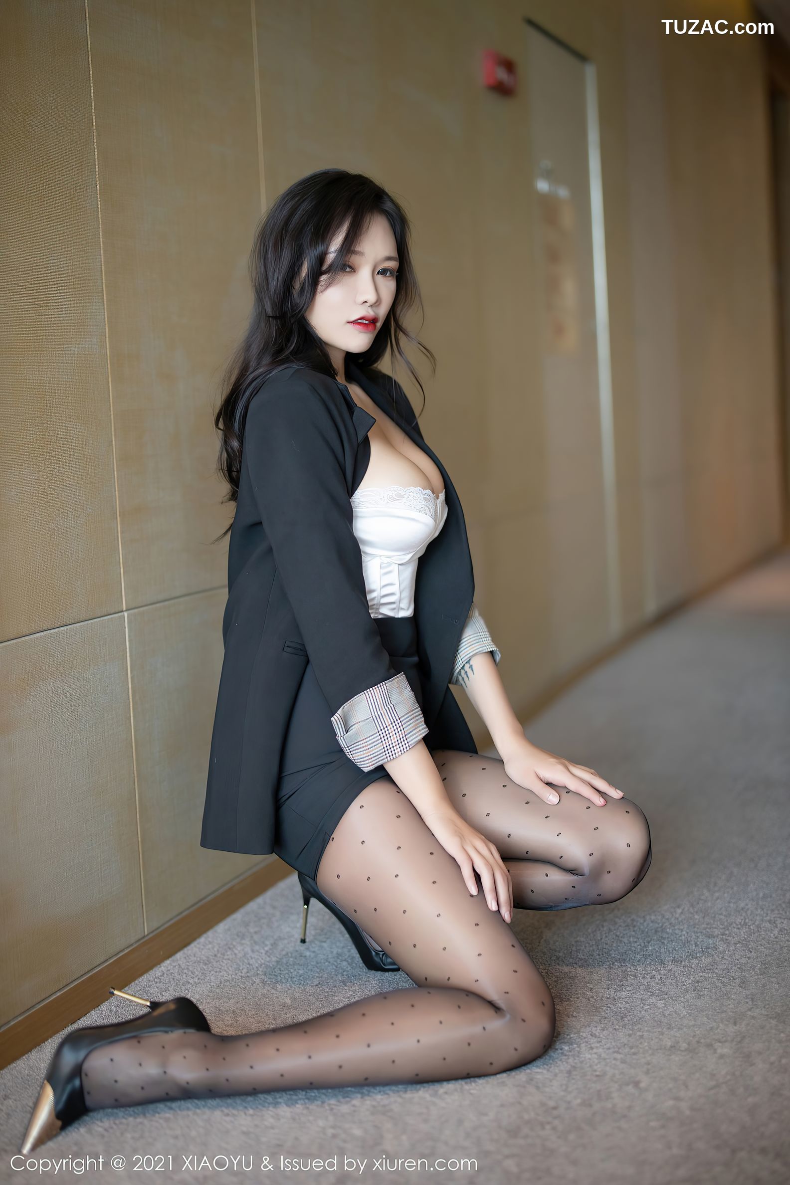 XiaoYu语画界-465-娜比-黑色飒爽职场制服主题-2021.02.03