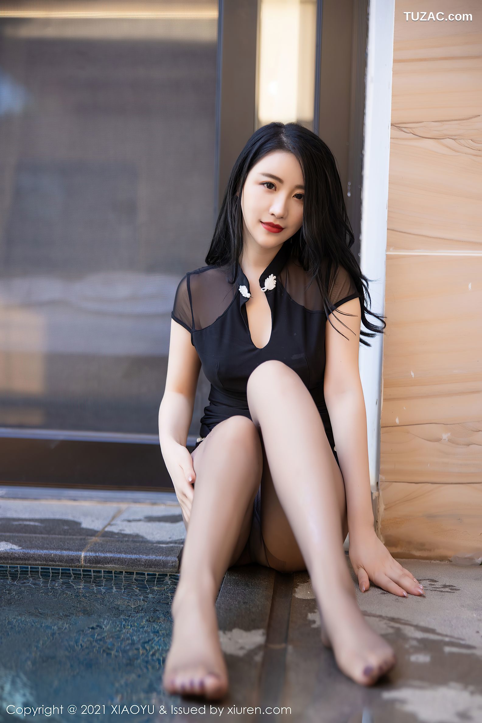 XiaoYu语画界-476-绯月樱-西双版纳旅拍-典雅旗袍黑丝-2021.02.25