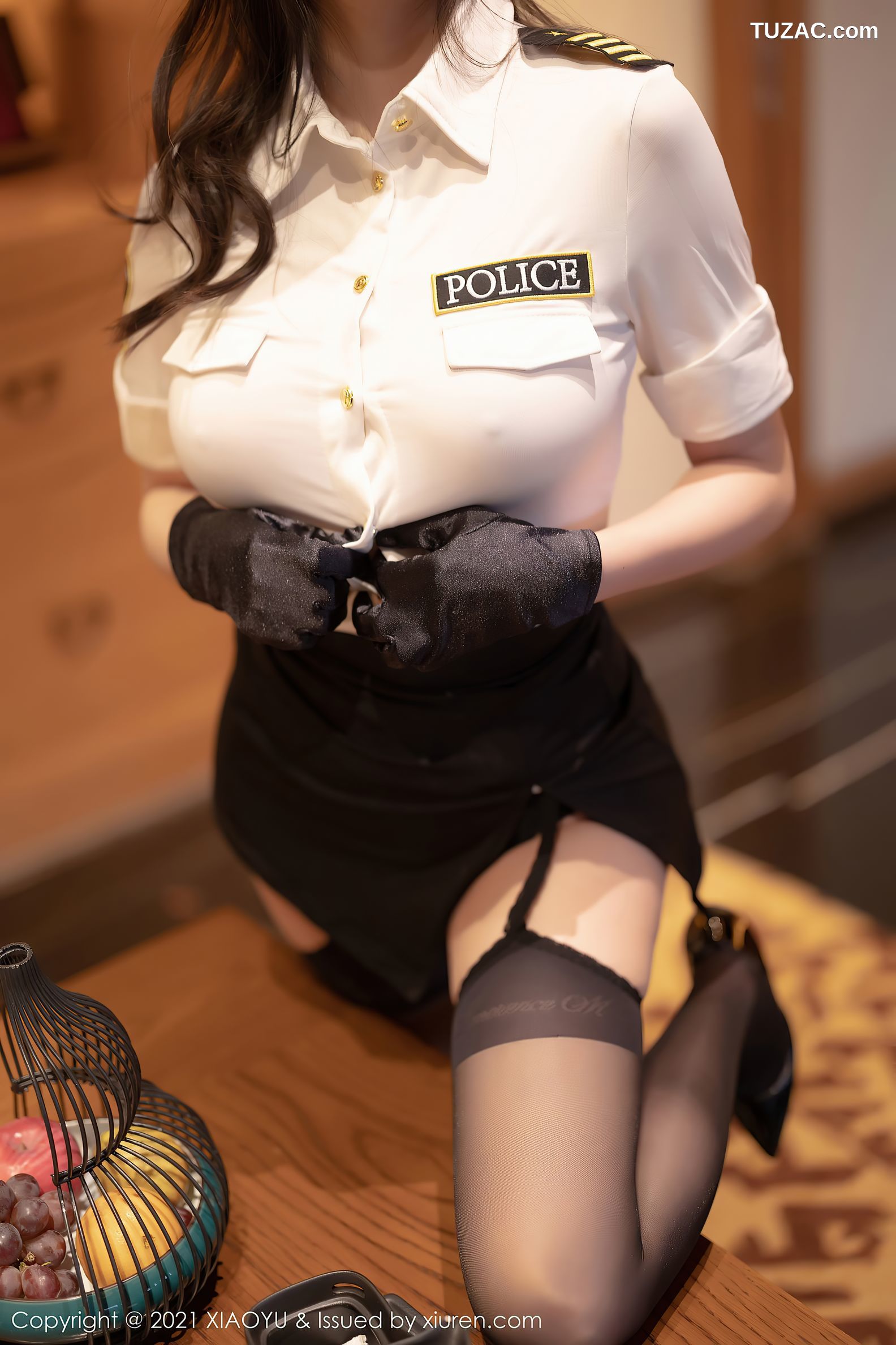 XiaoYu语画界-673-杨晨晨Sugar-广西心愿旅拍女警制服-2021.12.10