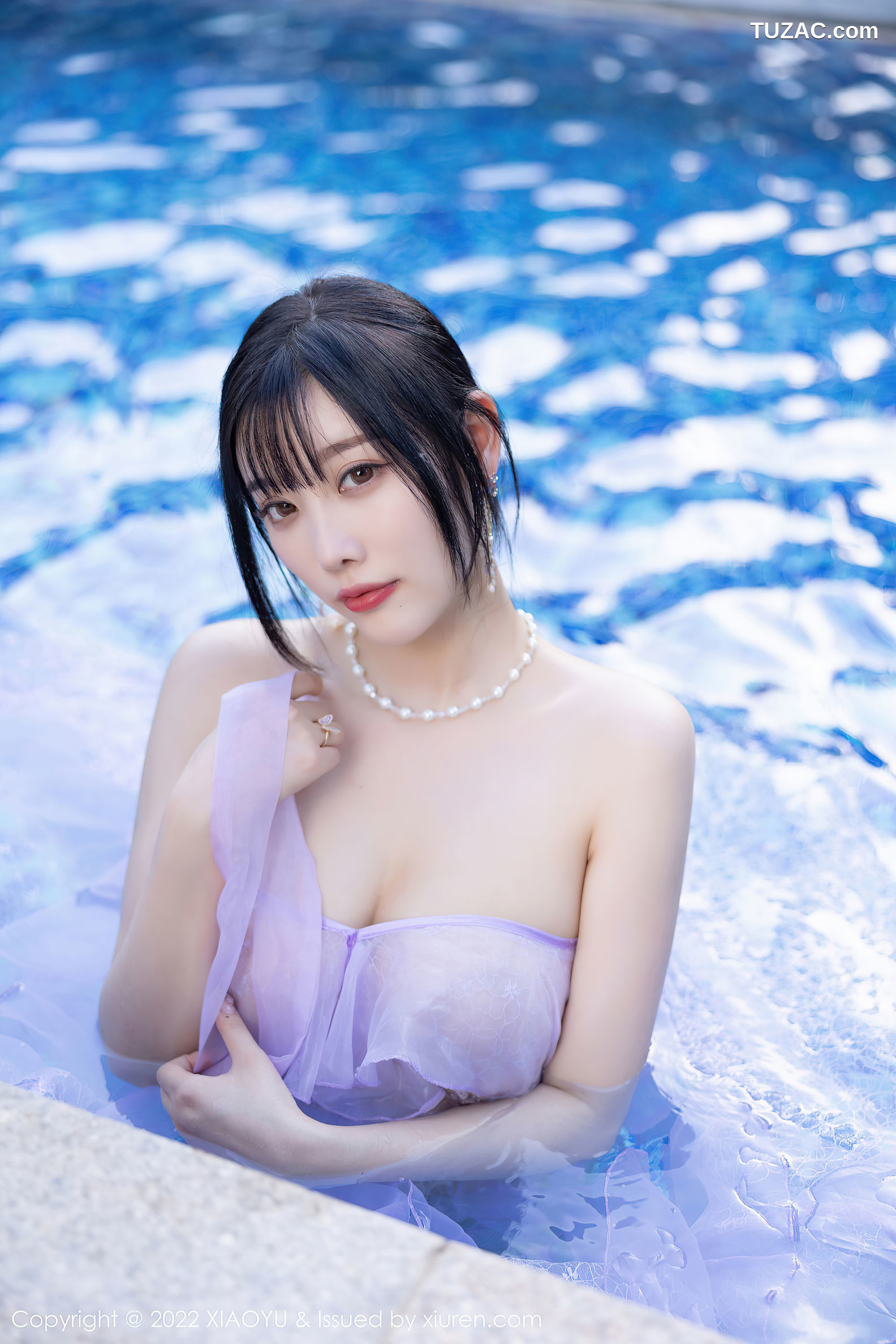 XiaoYu语画界-816-杨晨晨Yome-海南旅拍户外泳池轻透长裙-2022.07.08