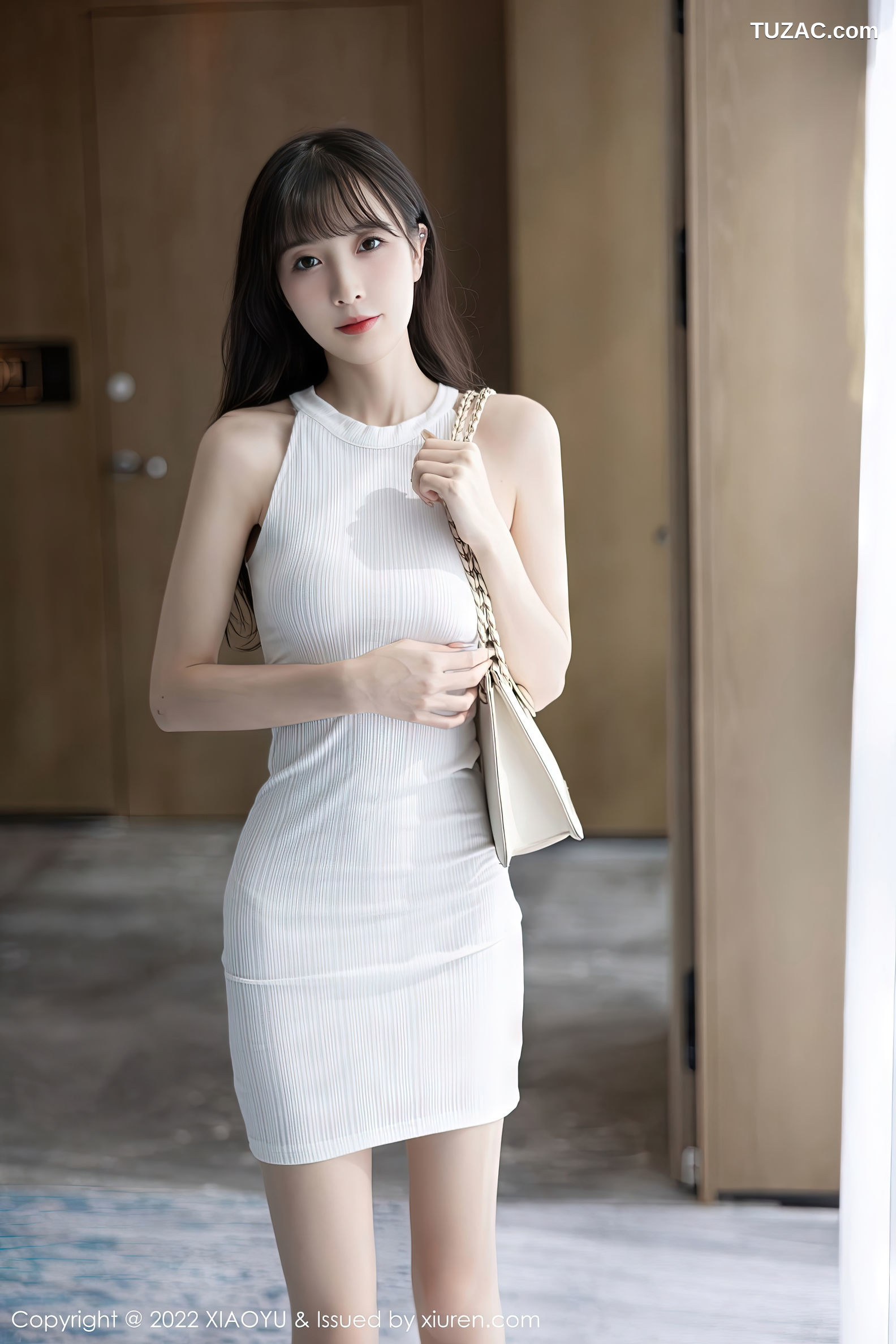XiaoYu语画界-893-林星阑-白色连衣裙肉丝白色内衣-2022.10.31