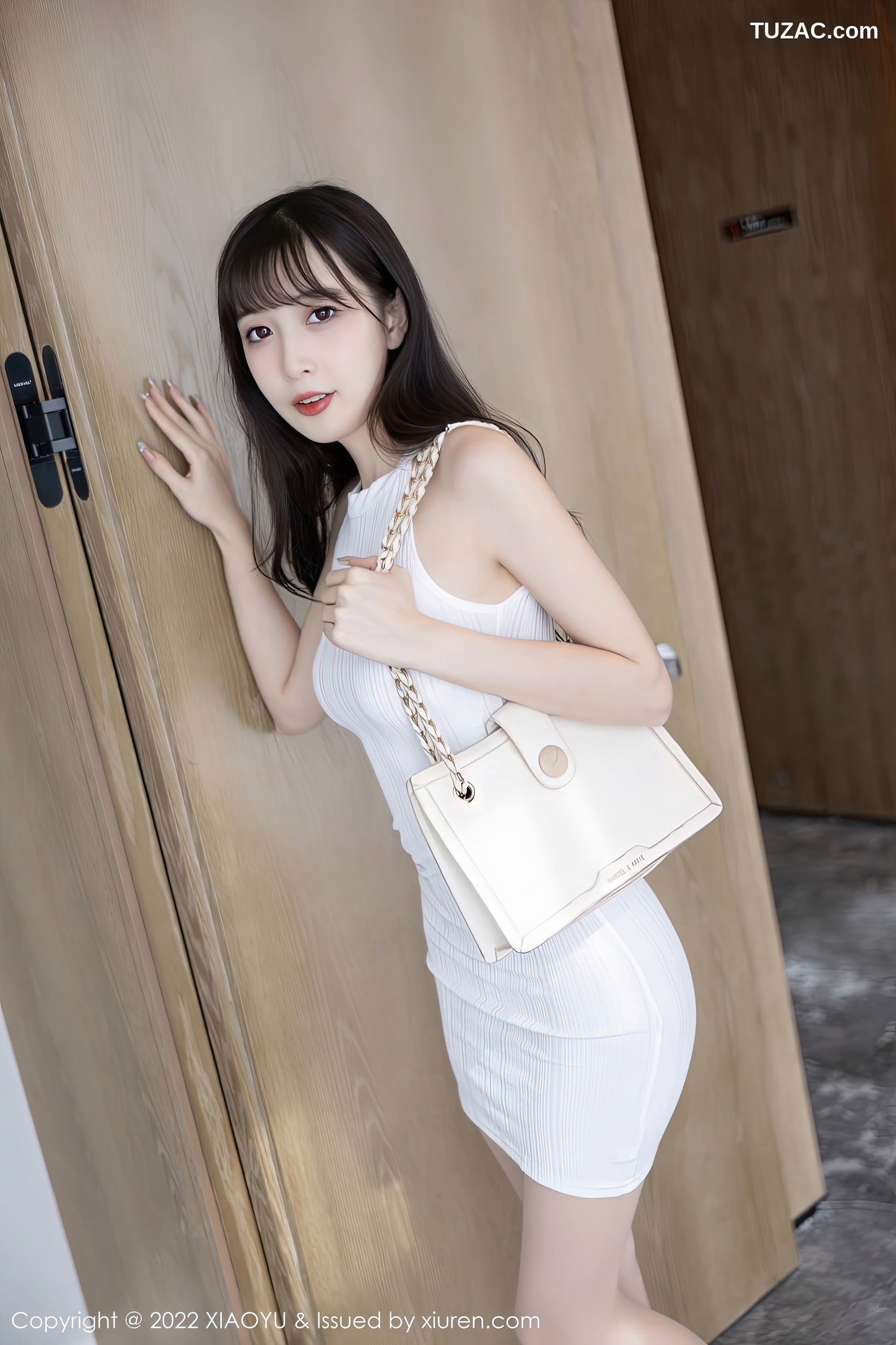 XiaoYu语画界-893-林星阑-白色连衣裙肉丝白色内衣-2022.10.31