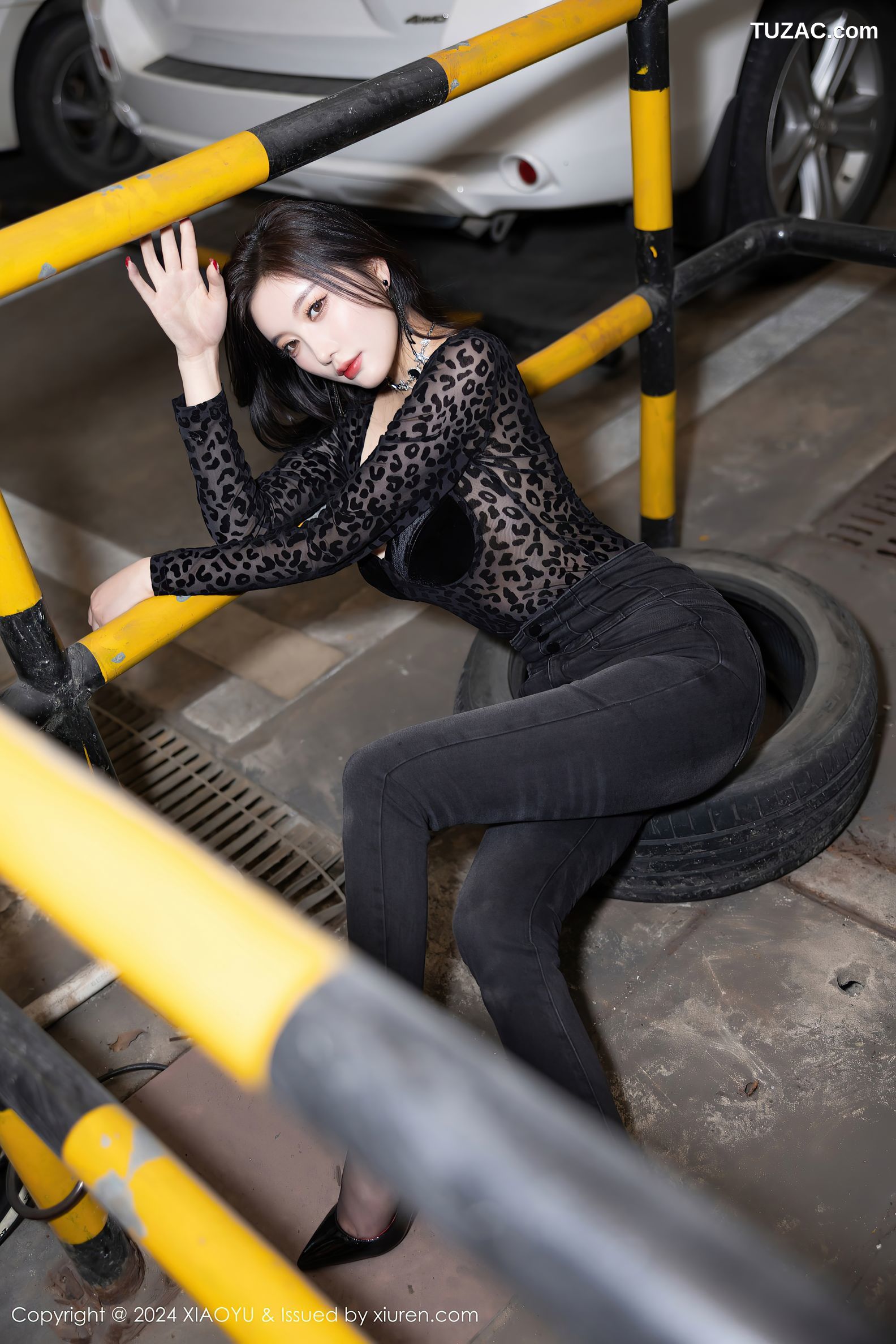 XiaoYu语画界-1216-杨晨晨Yome-黑色豹纹-2024.03.08