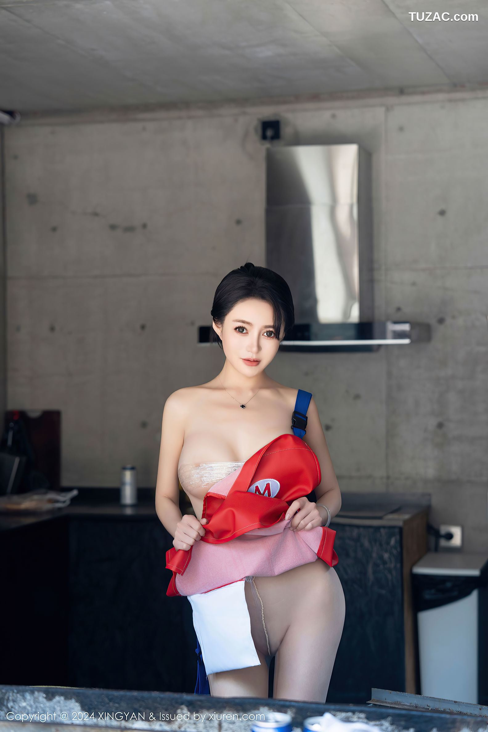 XingYan星颜社-253-林幼一-人妻红围裙保鲜膜内衣爆乳-2024.07.08