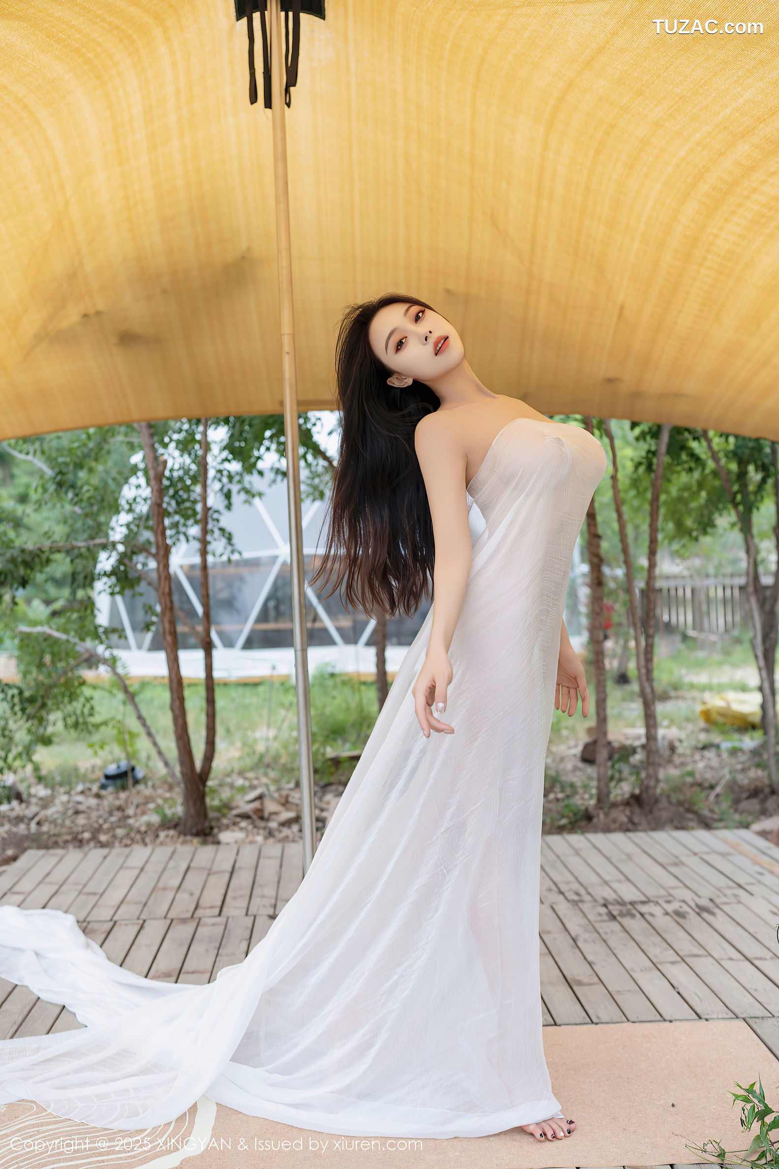XingYan星颜社-298-清妙-钢管女郎透视白纱爆乳-2025.01.09