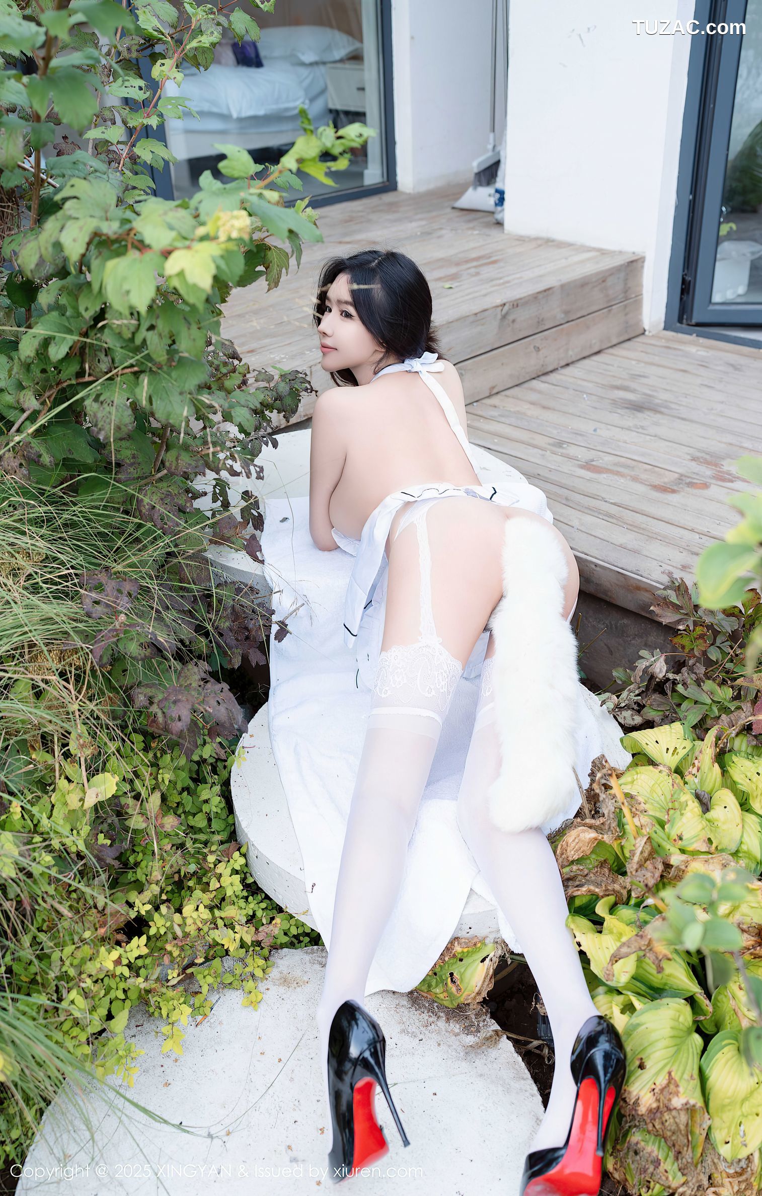 XingYan星颜社-310-袁圆-人妻厨娘情趣白色围裙白丝爆乳-2025.02.19