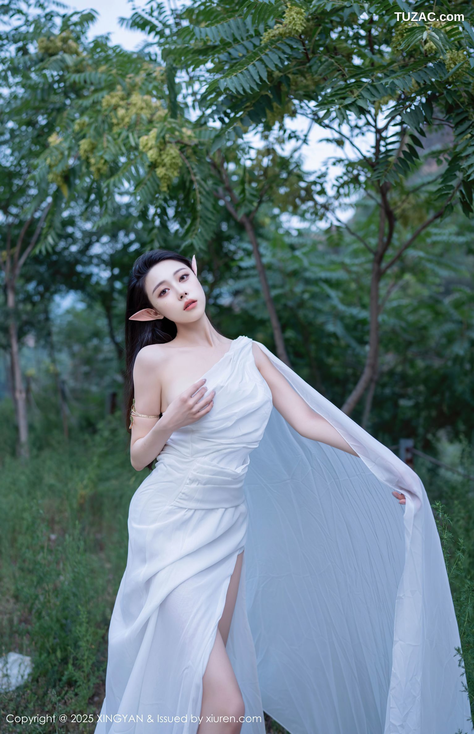 XingYan星颜社-314-清妙-森林精灵白裙爆乳-2025.02.26
