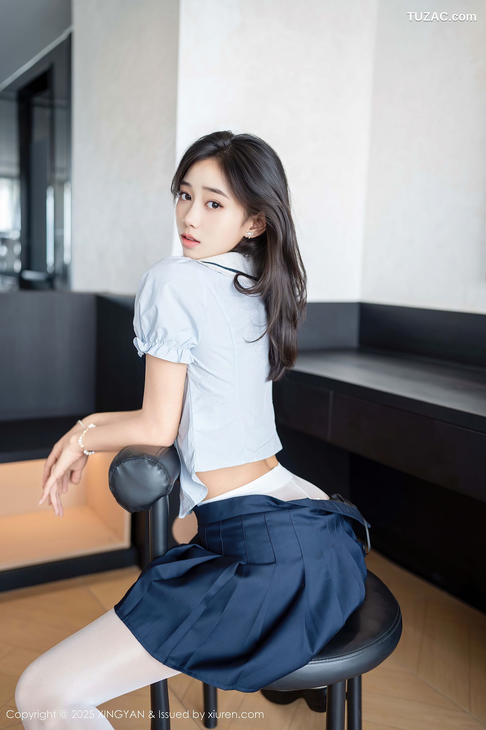 XingYan星颜社-360-时安安-白色丝袜清纯JK爆乳-2025.06.26