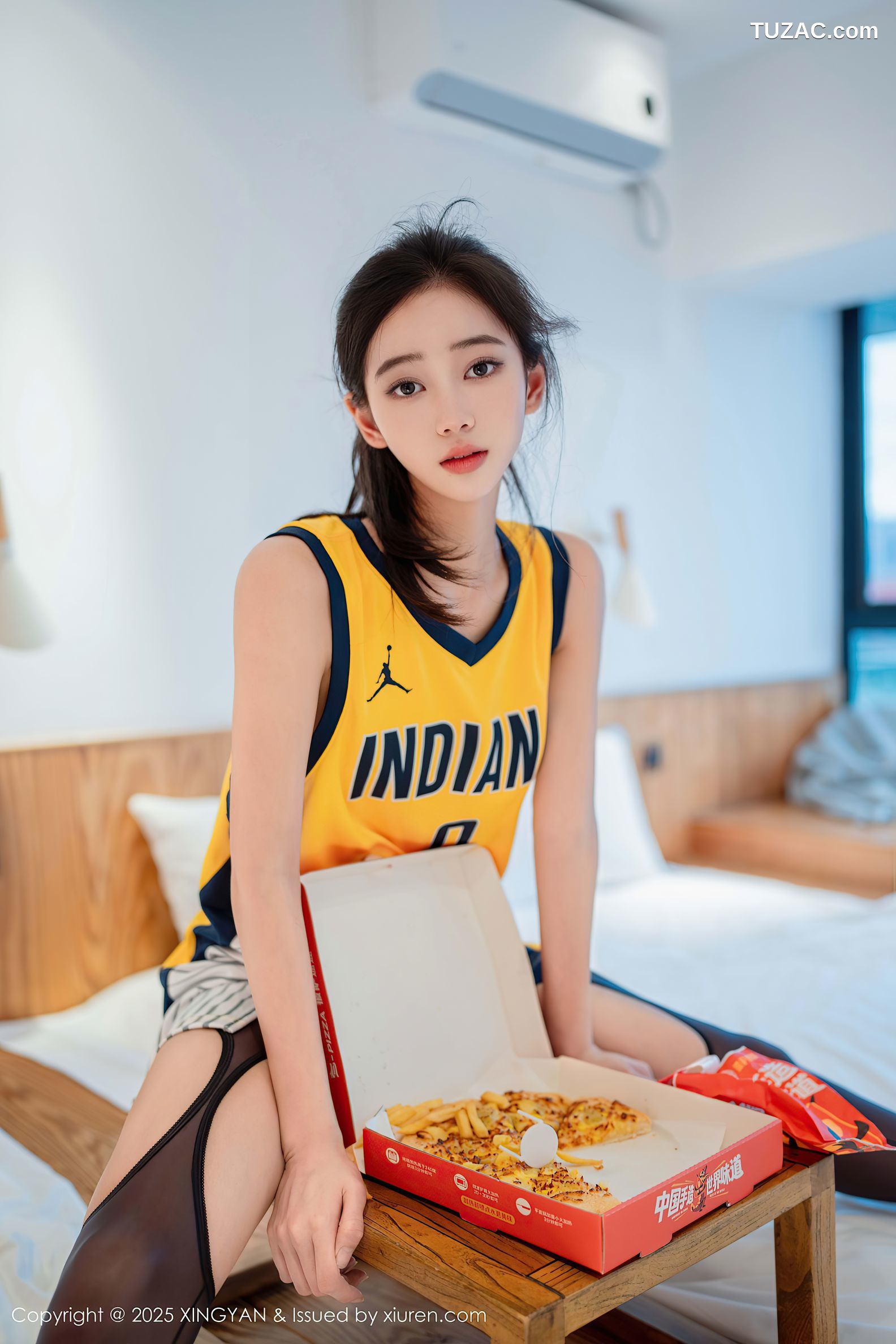 XingYan星颜社-386-时安安-篮球背心爆乳-白T真空-2025.08.19