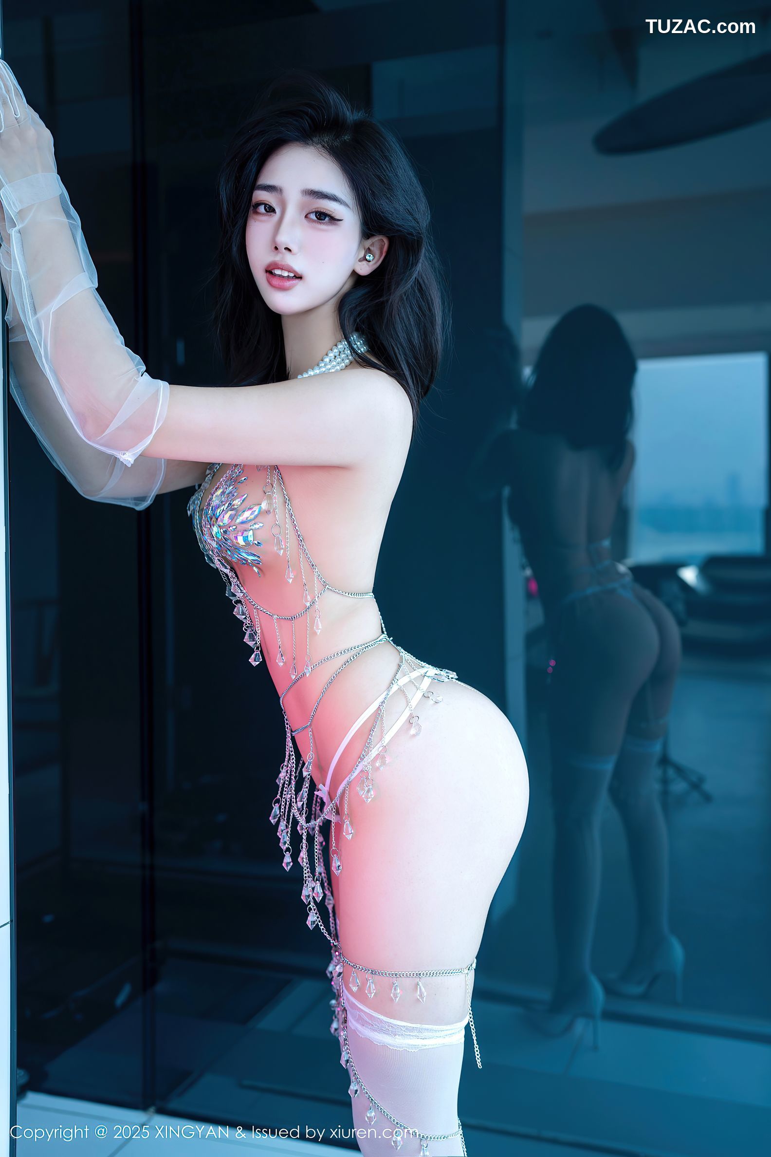 XingYan星颜社-415-阮福福-情趣白丝珍珠链内衣爆乳-2025.10.23