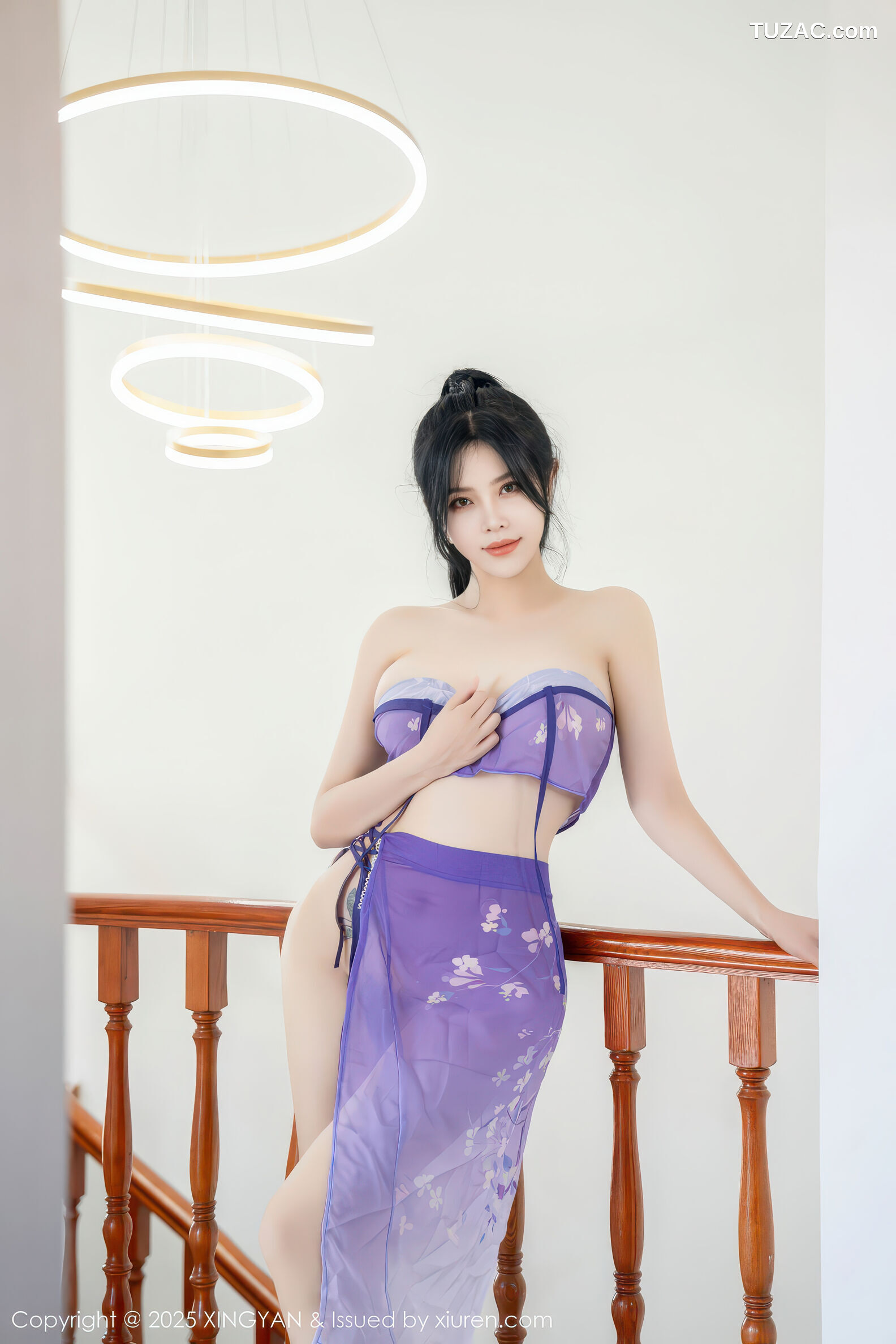 XingYan星颜社-450-刘钰儿-轻透紫色肚兜短纱裙-2025.12.24