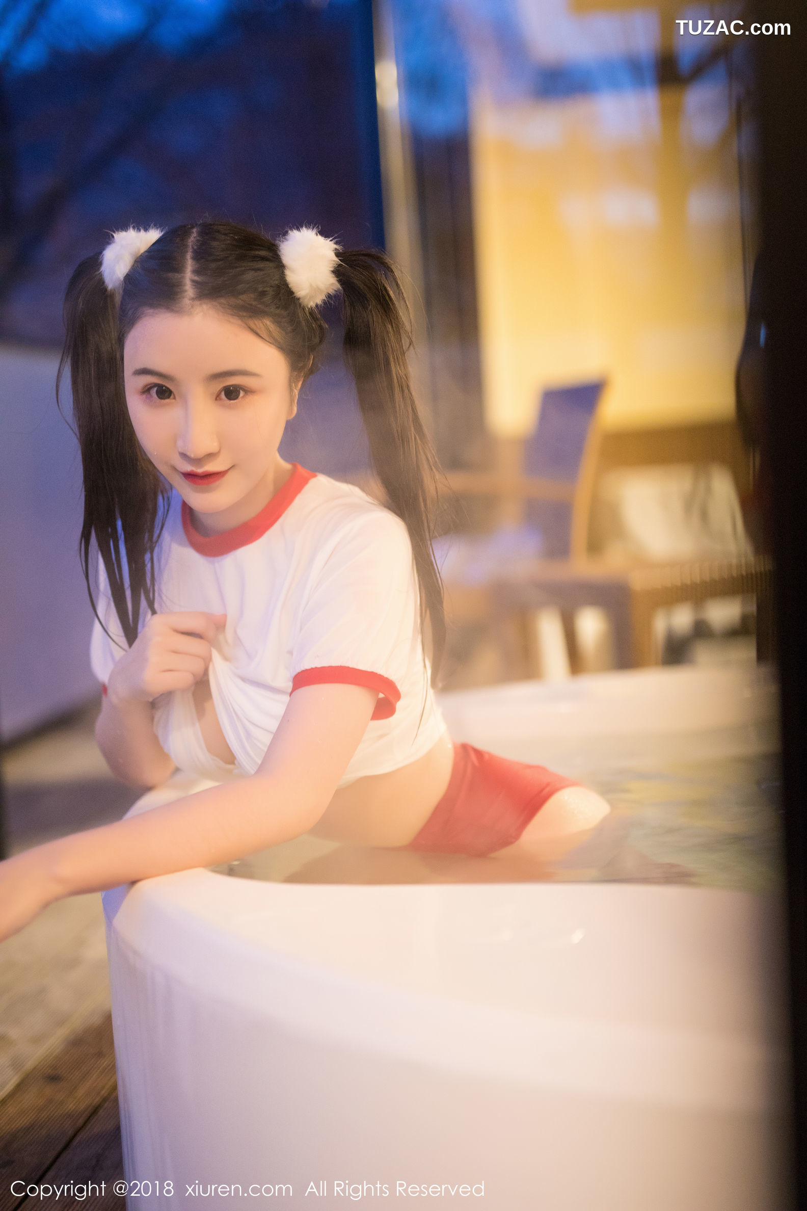 XiuRen秀人网-1064-绯月樱-《双马尾湿身诱惑》-2018.07.03