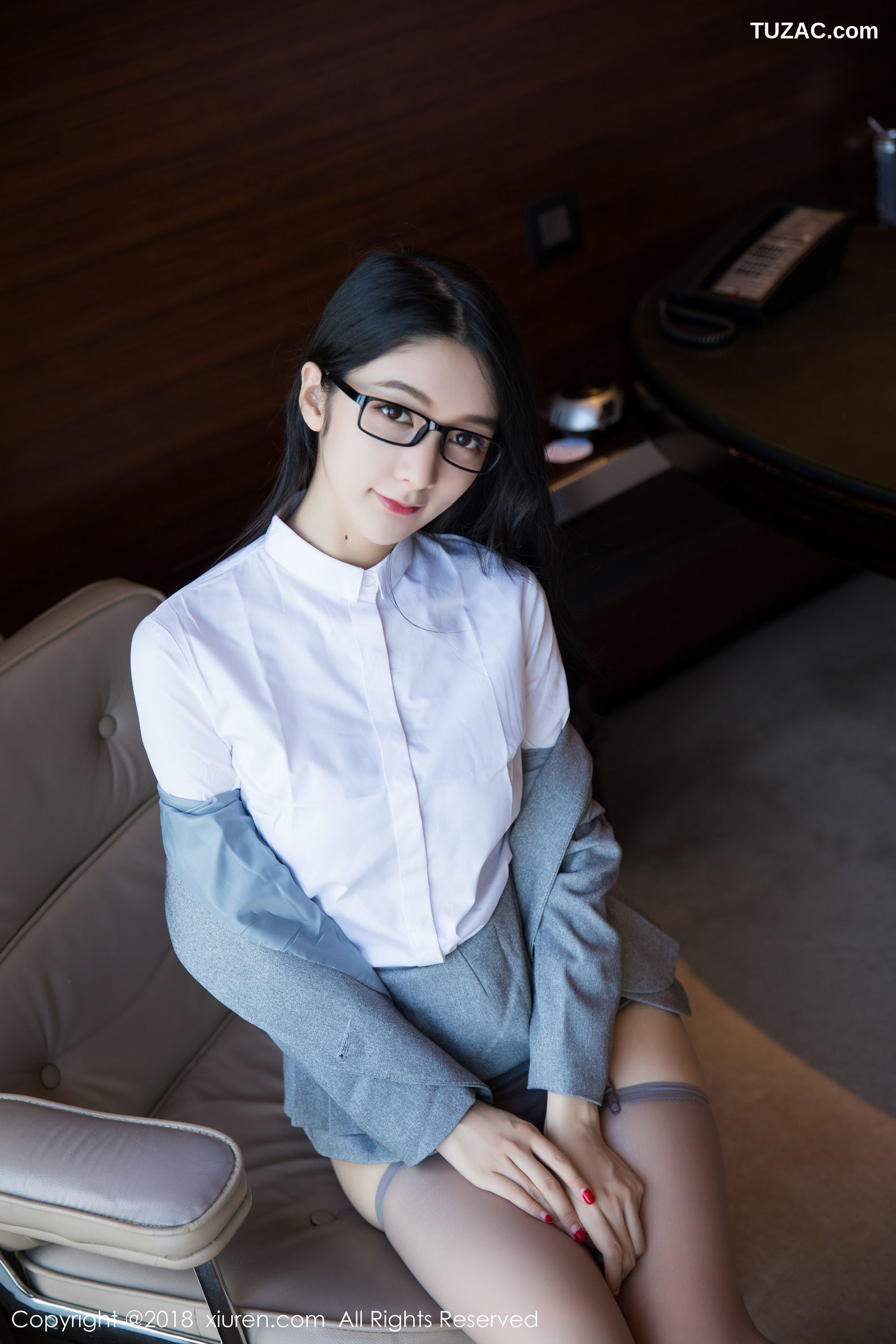 XiuRen秀人网-1167-小热巴-《性感OL》-2018.09.21