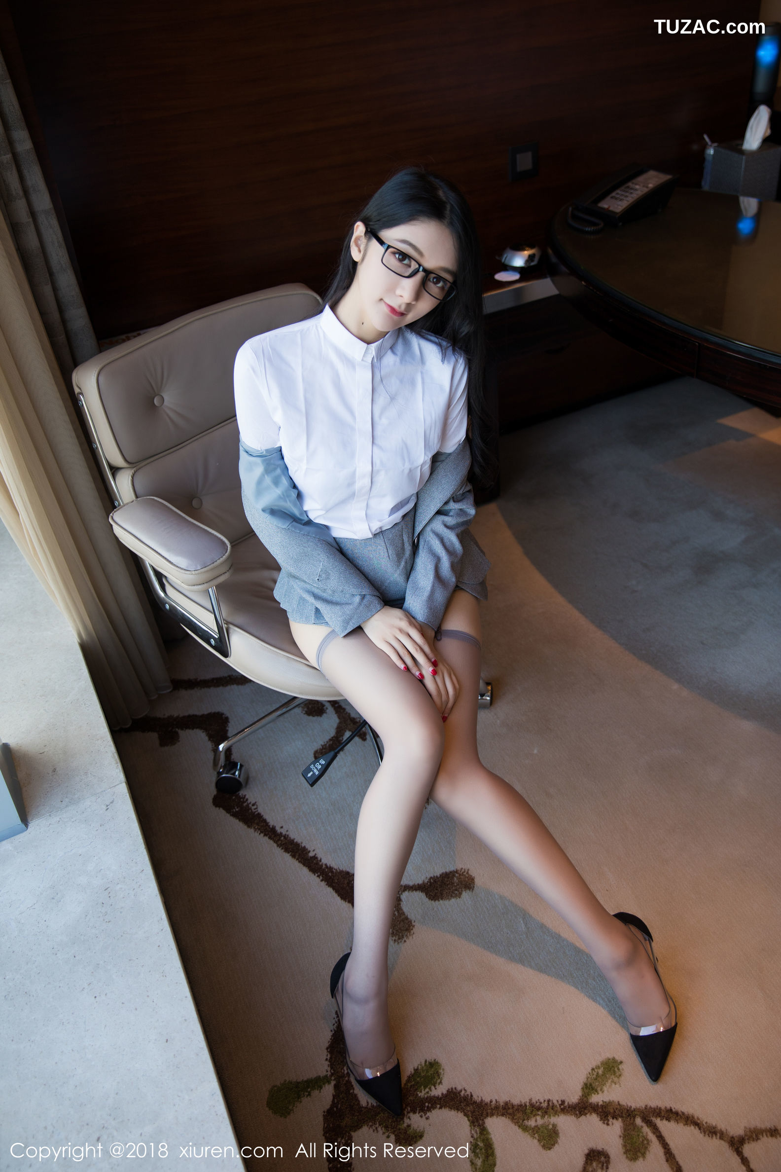 XiuRen秀人网-1167-小热巴-《性感OL》-2018.09.21