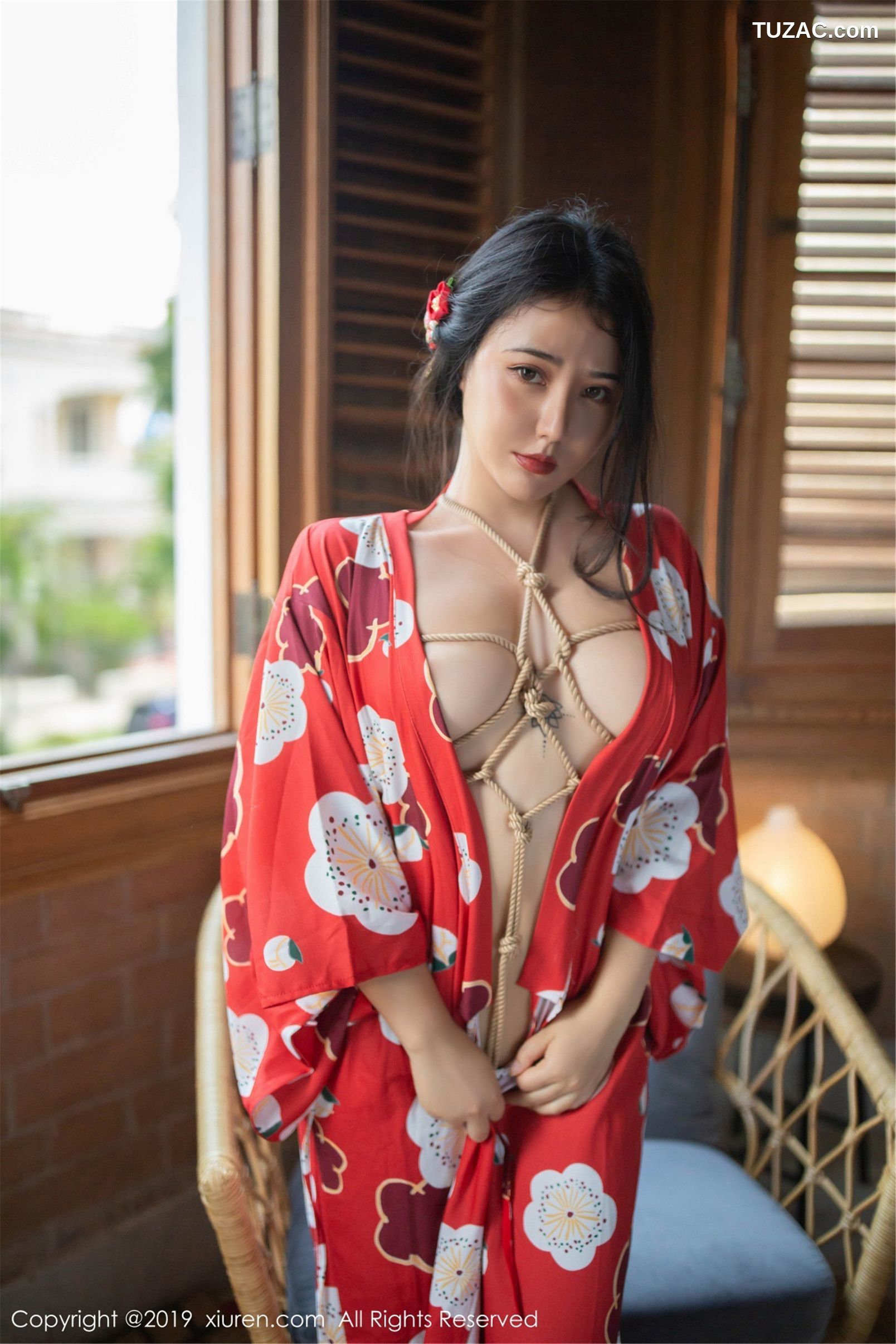 XiuRen秀人网-1492-玛鲁娜-《韵味的和服-激情束缚的捆绑》-2019.06.11
