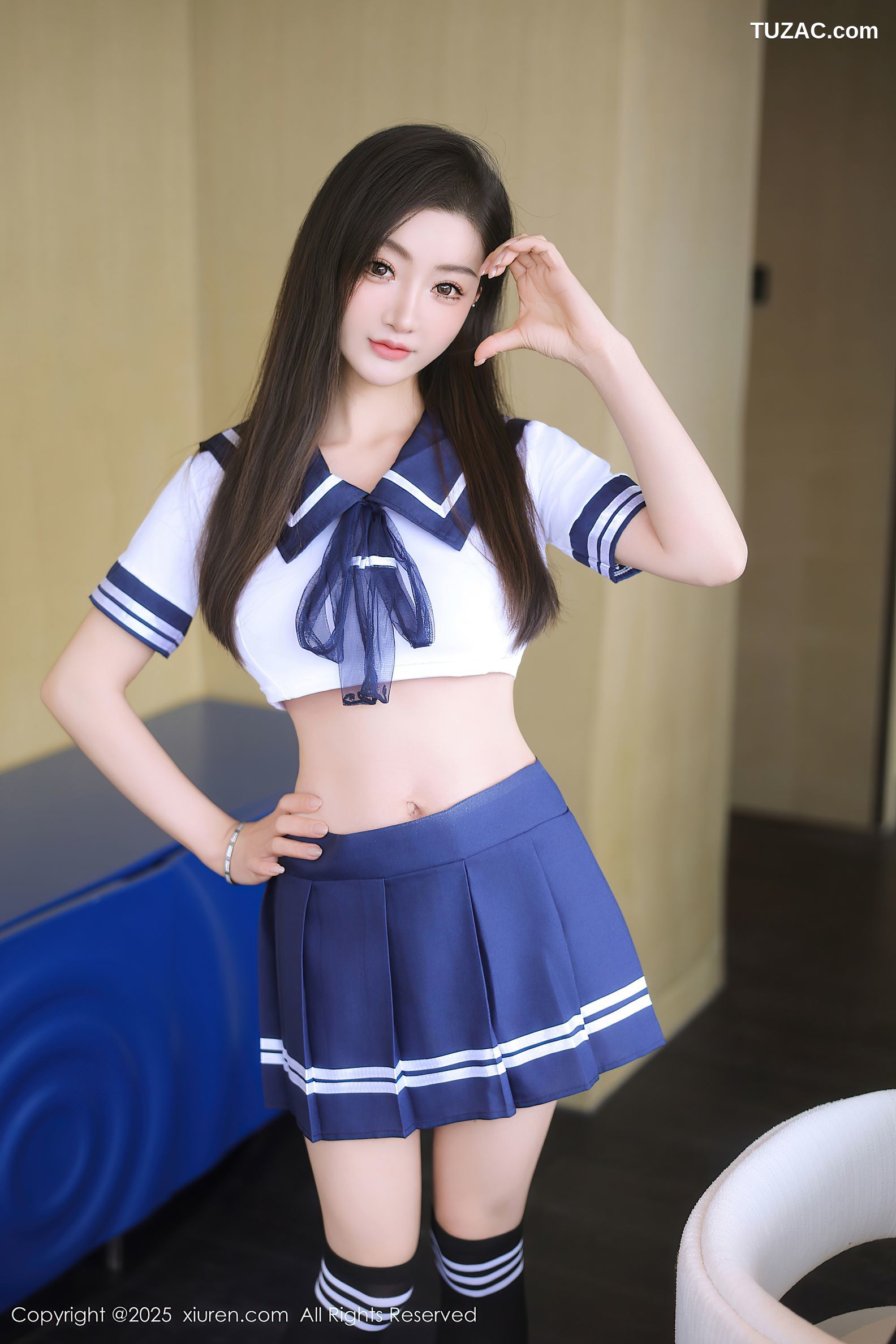 XiuRen秀人网-10298-Annie_baby-性感JK制服水手T水手短裙-2025.05.20