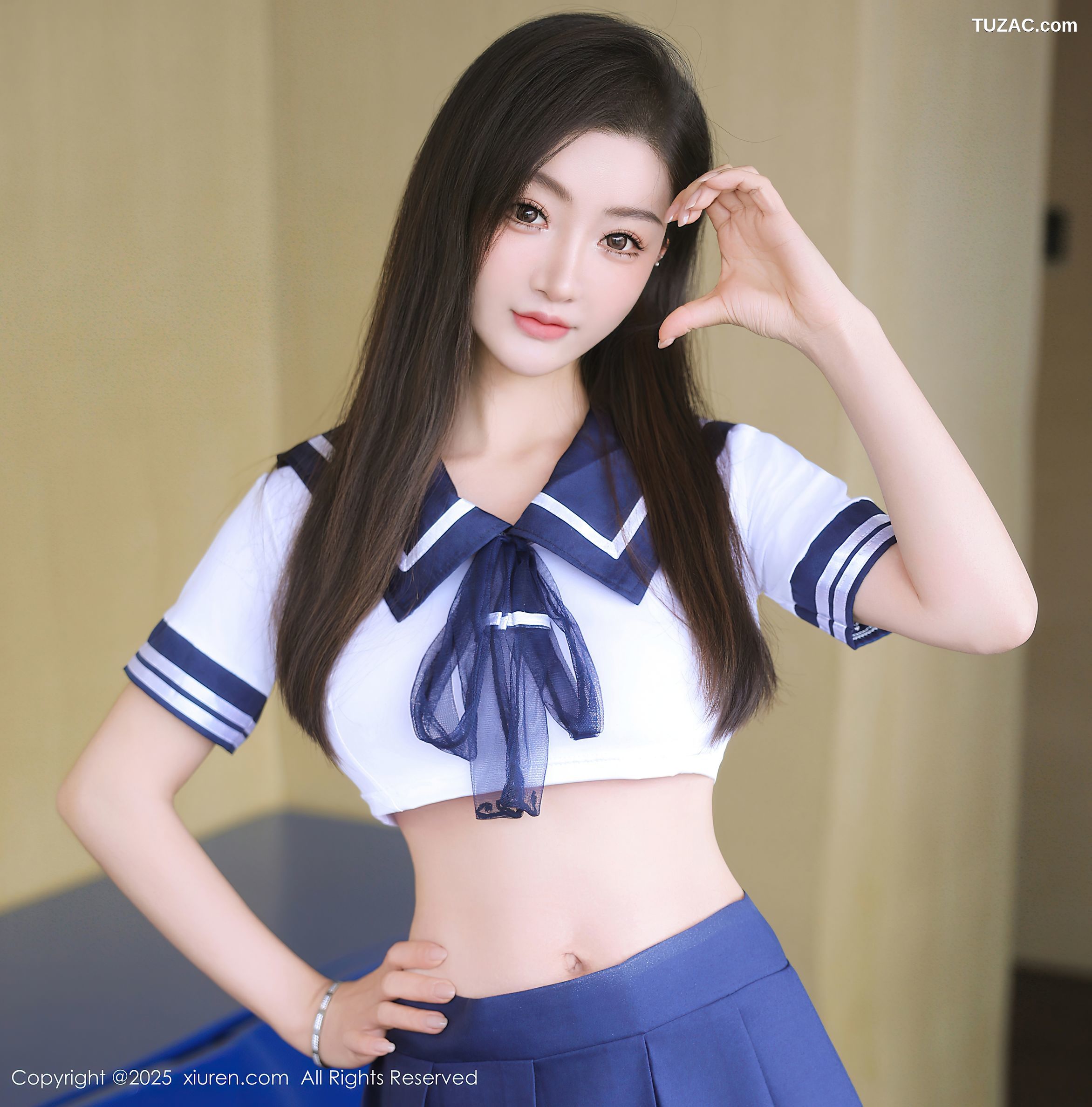 XiuRen秀人网-10298-Annie_baby-性感JK制服水手T水手短裙-2025.05.20
