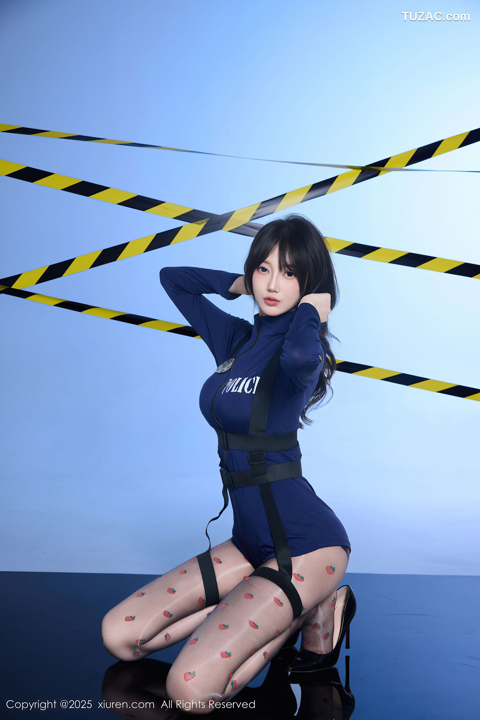 XiuRen秀人网-10544-玥儿玥er-情趣深蓝色女警制服诱惑-2025.07.14