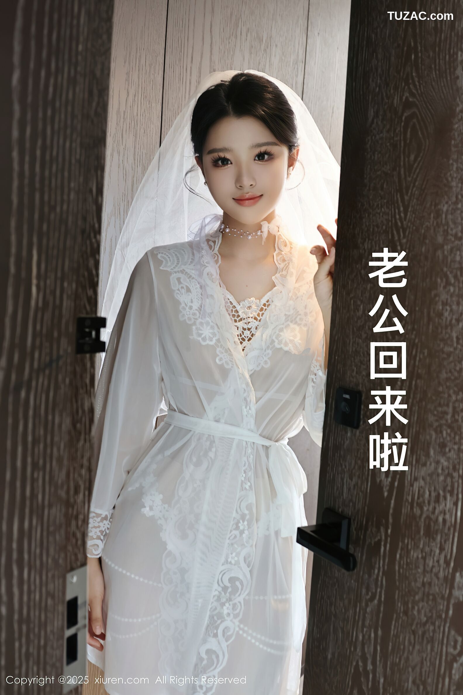 XiuRen秀人网-10559-糯梨子-情趣白色婚纱-2025.07.18