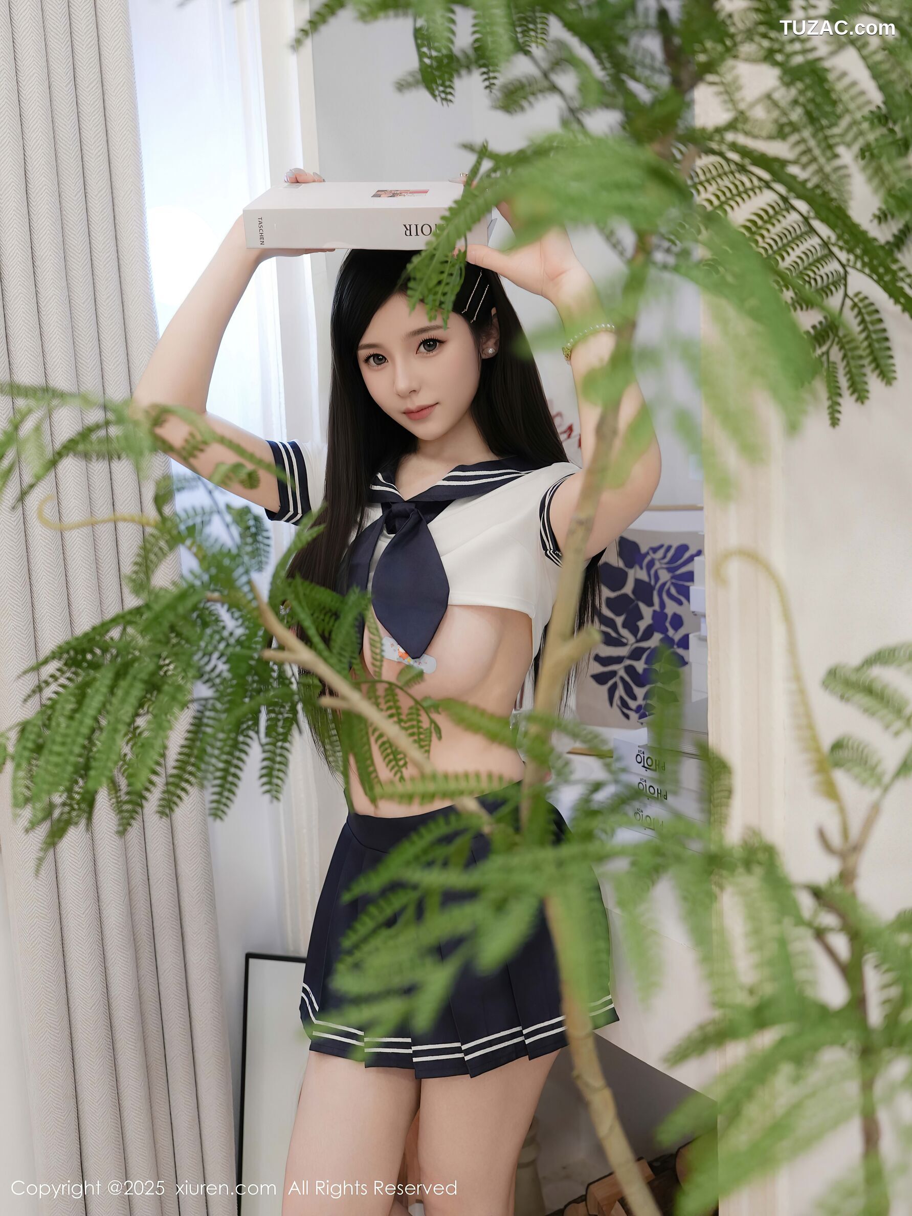 XiuRen秀人网-10598-优酱-JK黑白水手装爆乳-2025.07.29