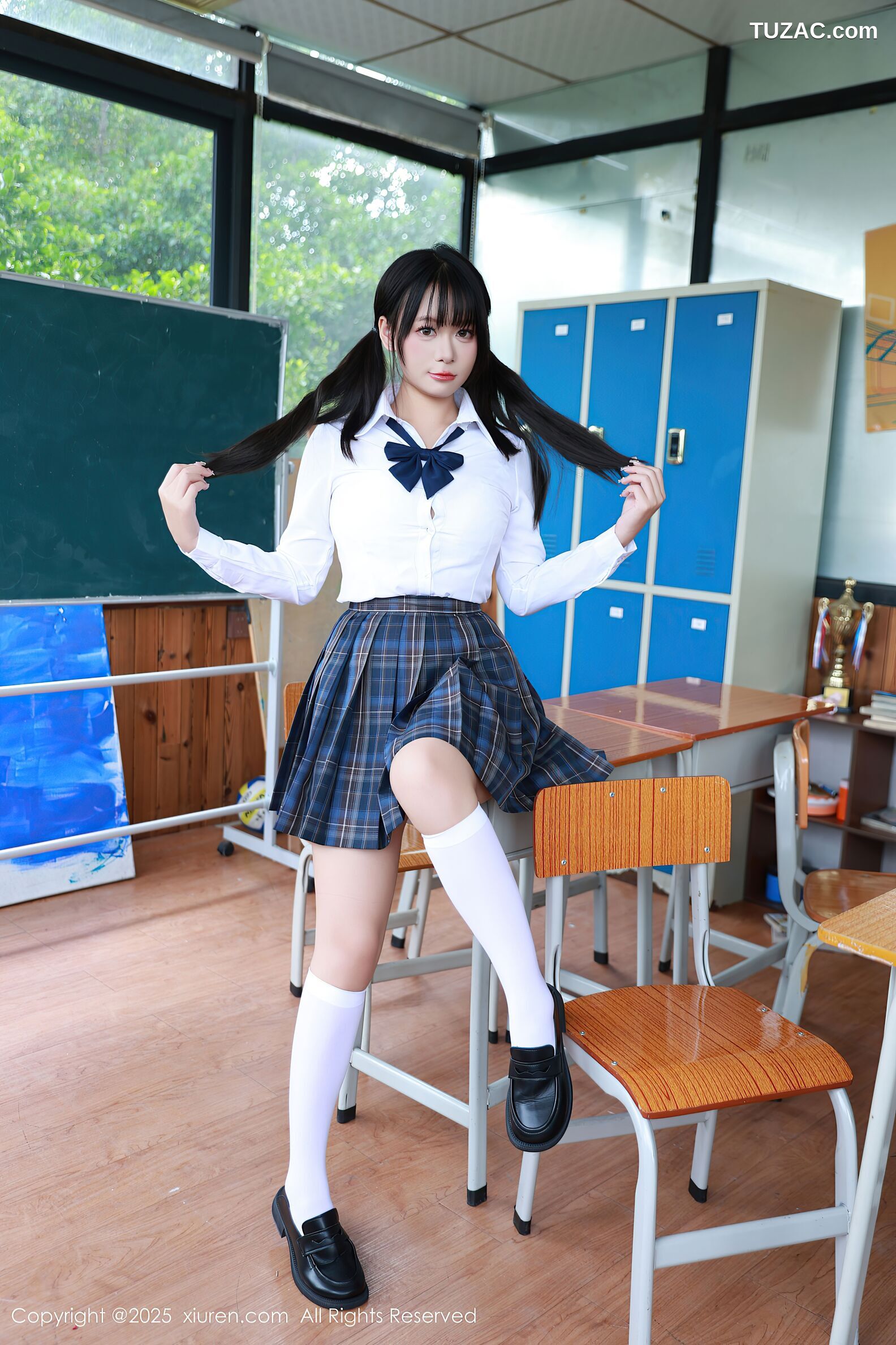 XiuRen秀人网-10602-水泽-JK制服白色丝袜-2025.07.31
