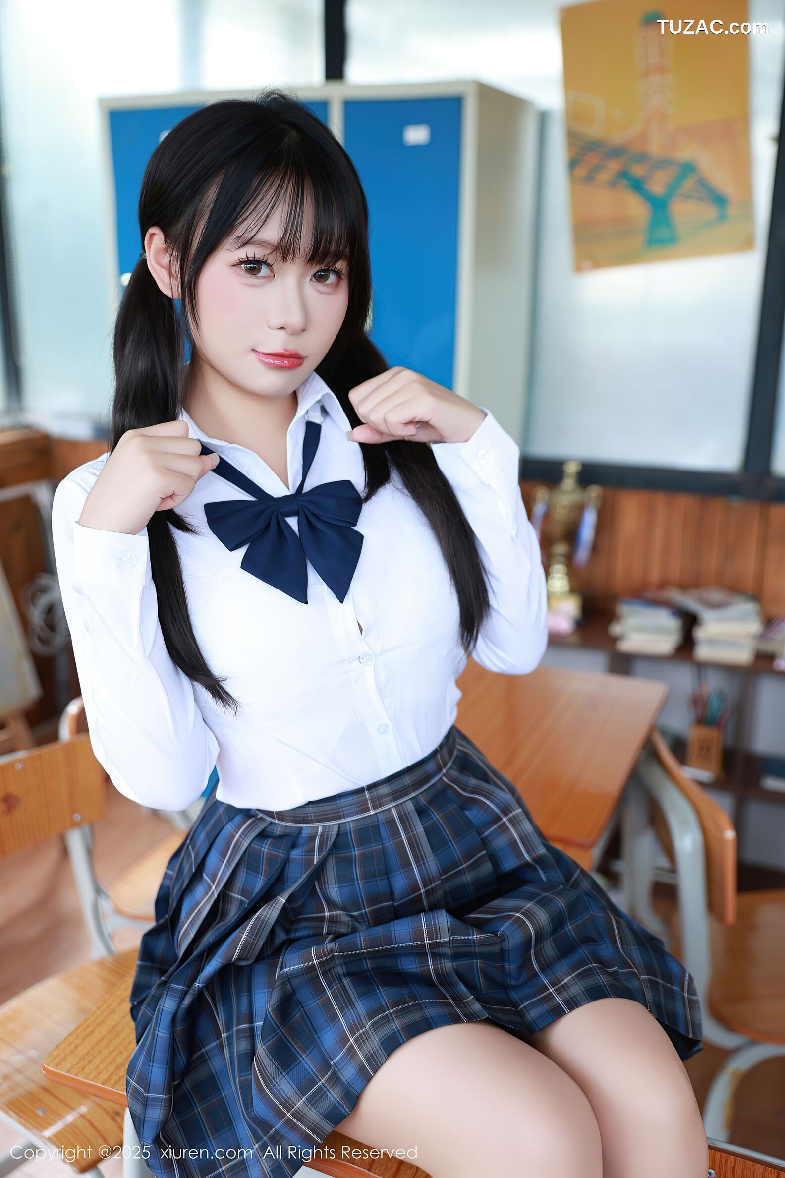 XiuRen秀人网-10602-水泽-JK制服白色丝袜-2025.07.31