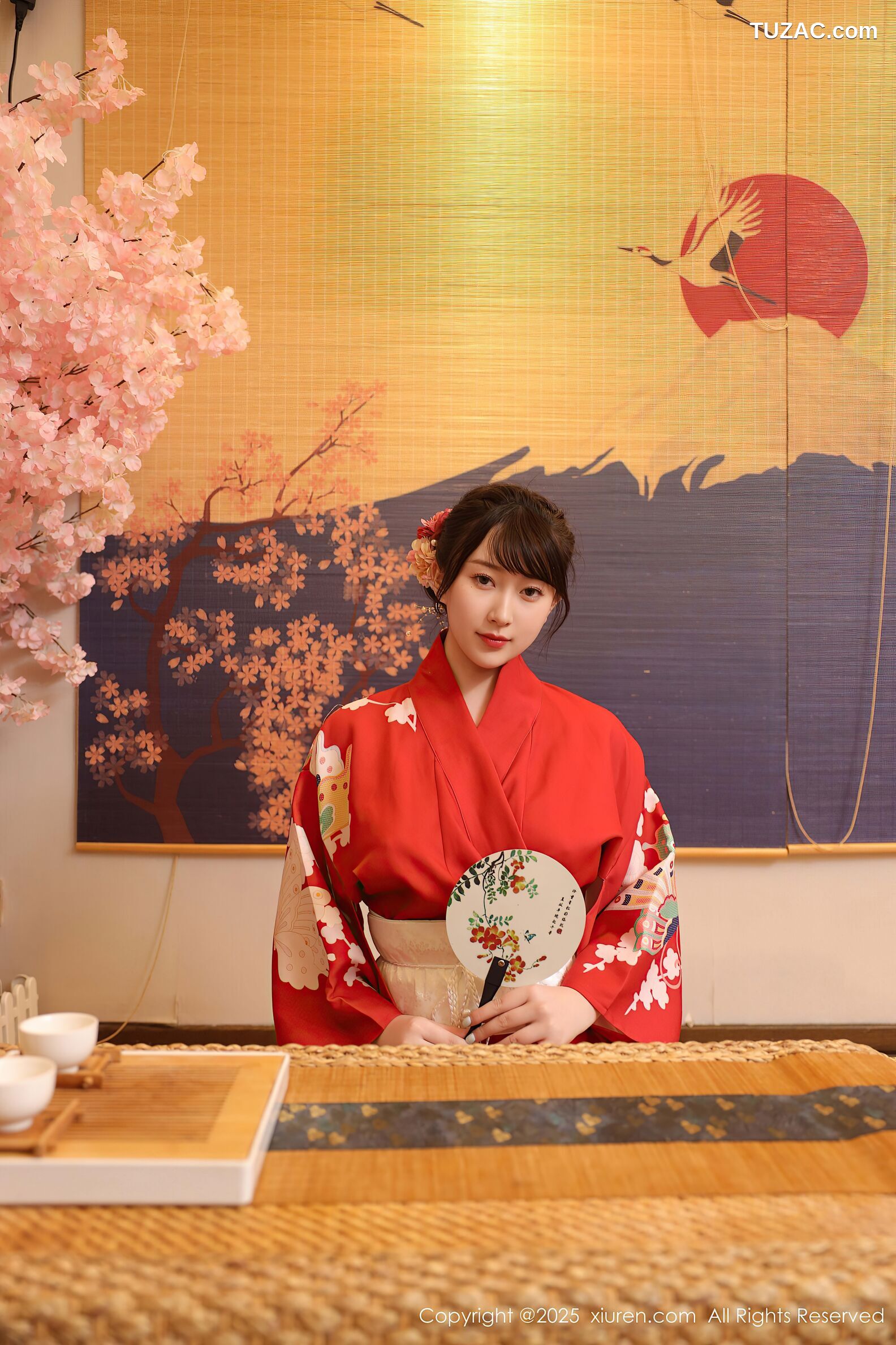 XiuRen秀人网-10624-李沁恩lrene-性感红色和服-2025.08.06