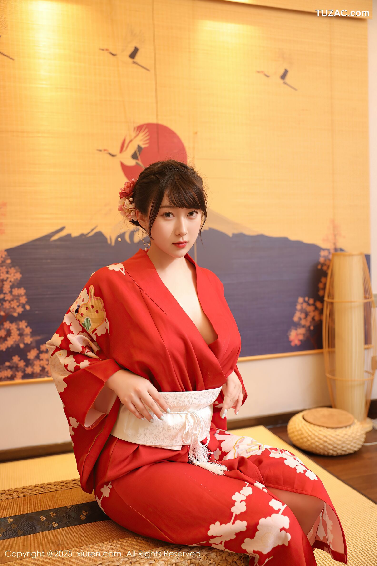 XiuRen秀人网-10624-李沁恩lrene-性感红色和服-2025.08.06
