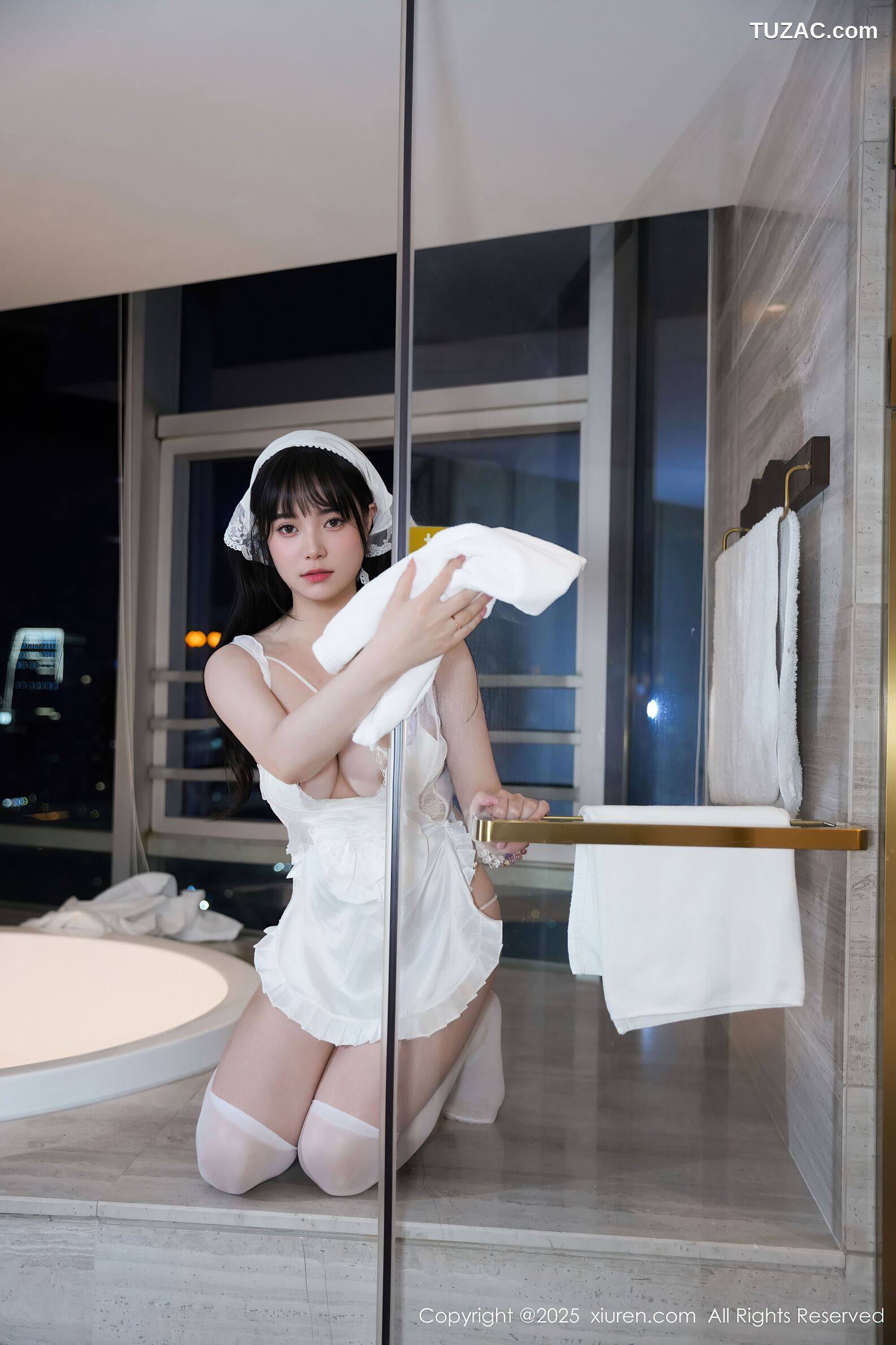 XiuRen秀人网-10631-软情-白纱情趣女仆装-2025.08.08