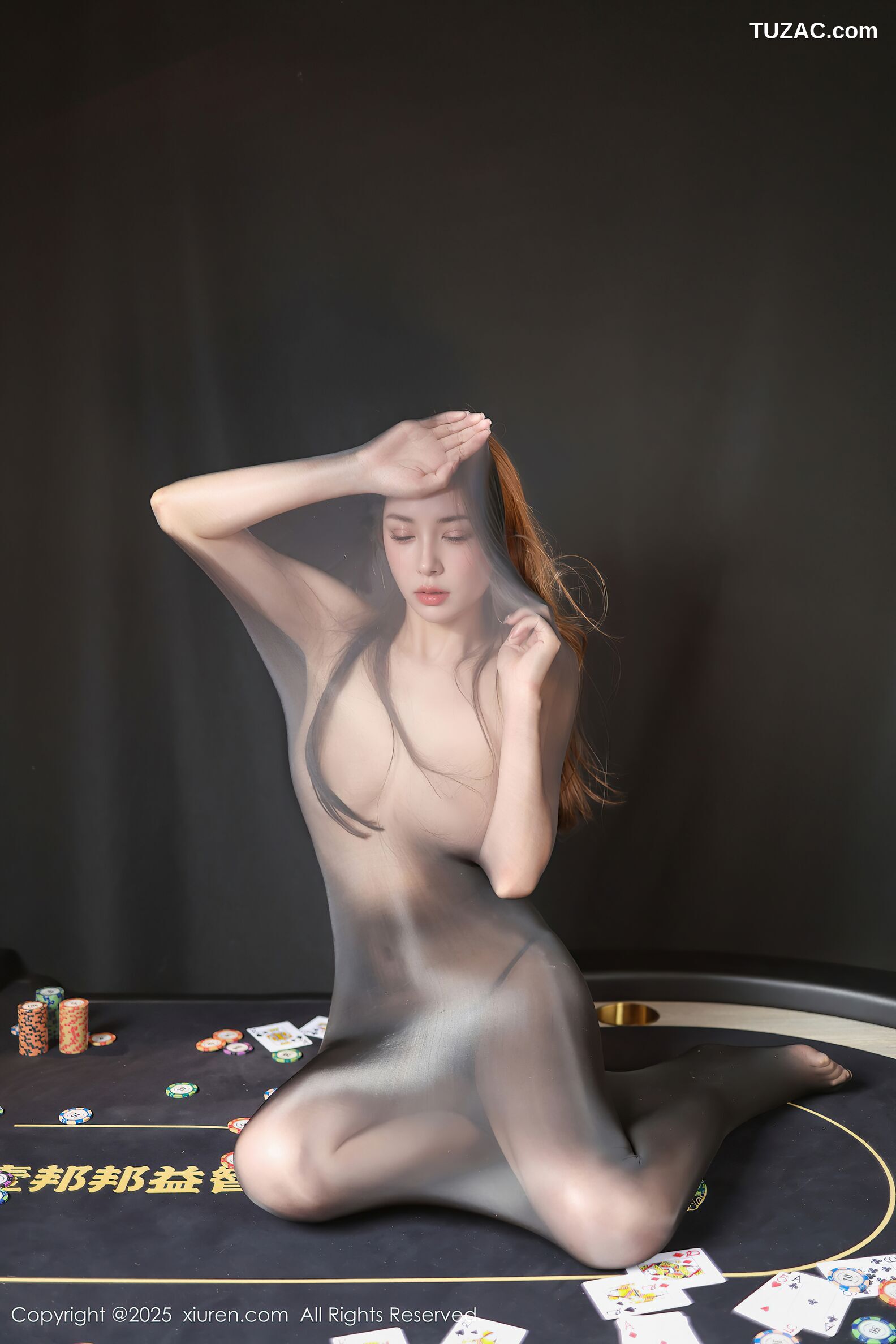 XiuRen秀人网-10713-悦兮-连体黑丝黑内衣-2025.09.01