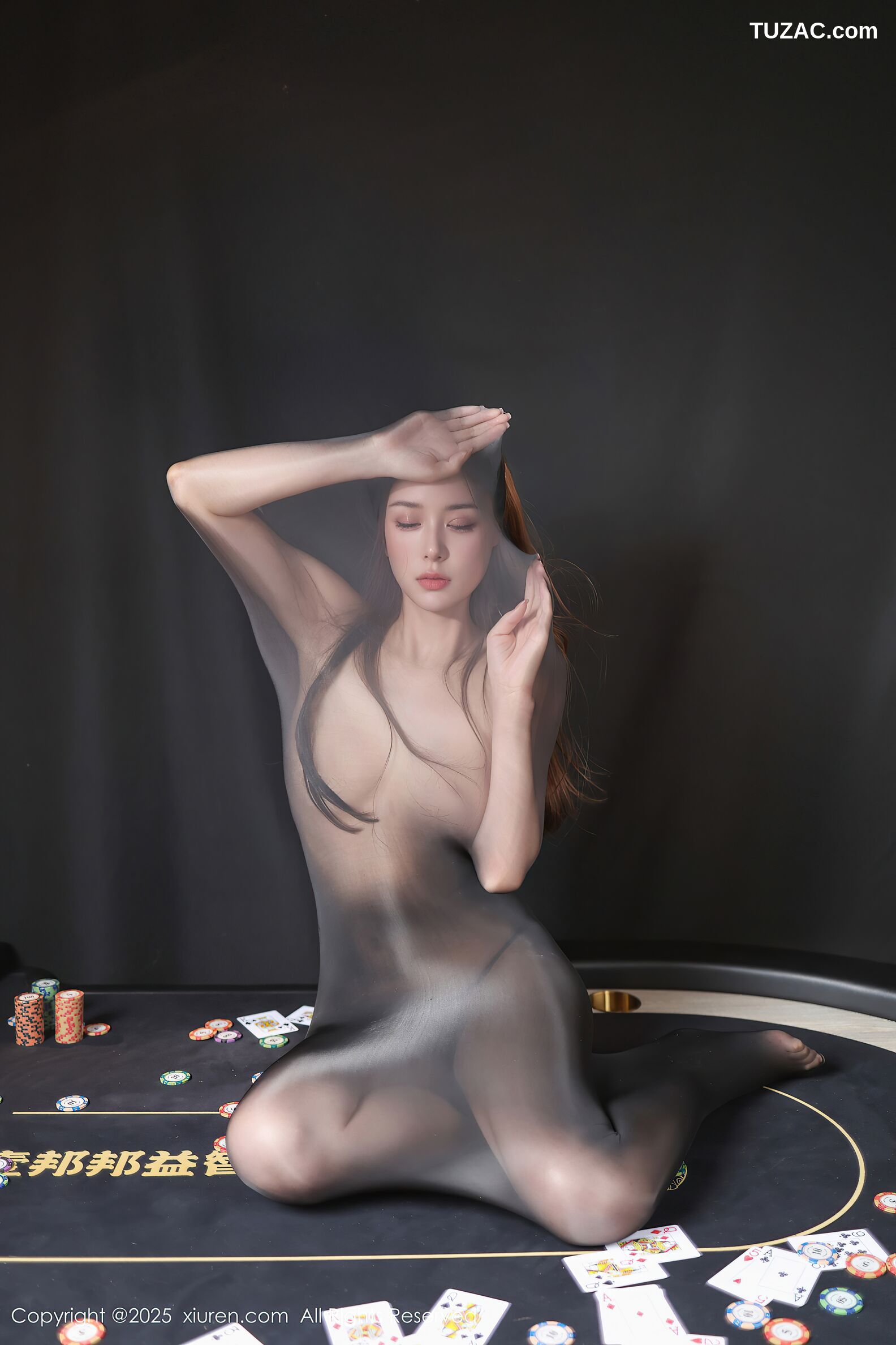 XiuRen秀人网-10713-悦兮-连体黑丝黑内衣-2025.09.01