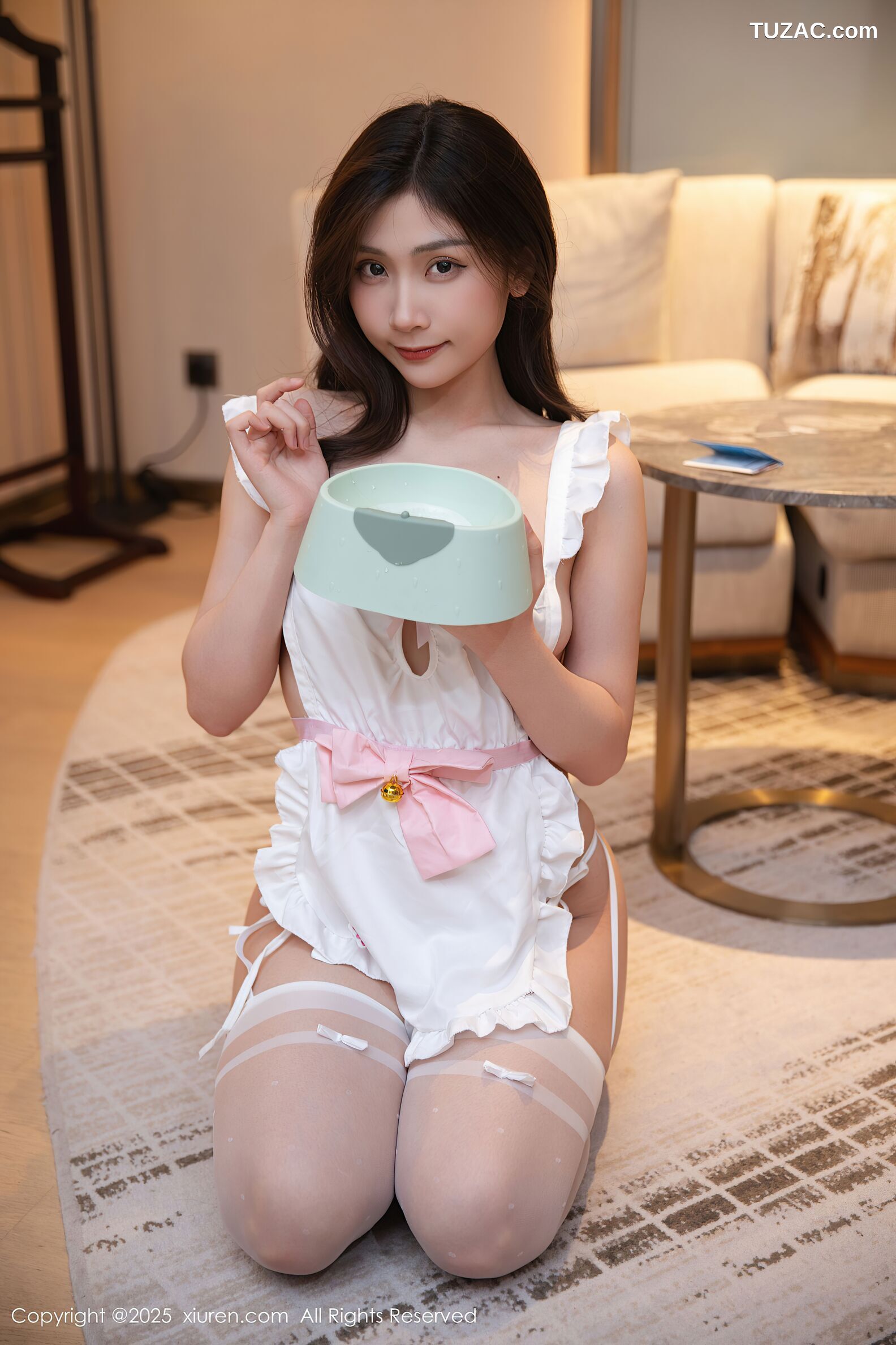 XiuRen秀人网-10733-刘婷婷-白色情趣女仆装-2025.09.05