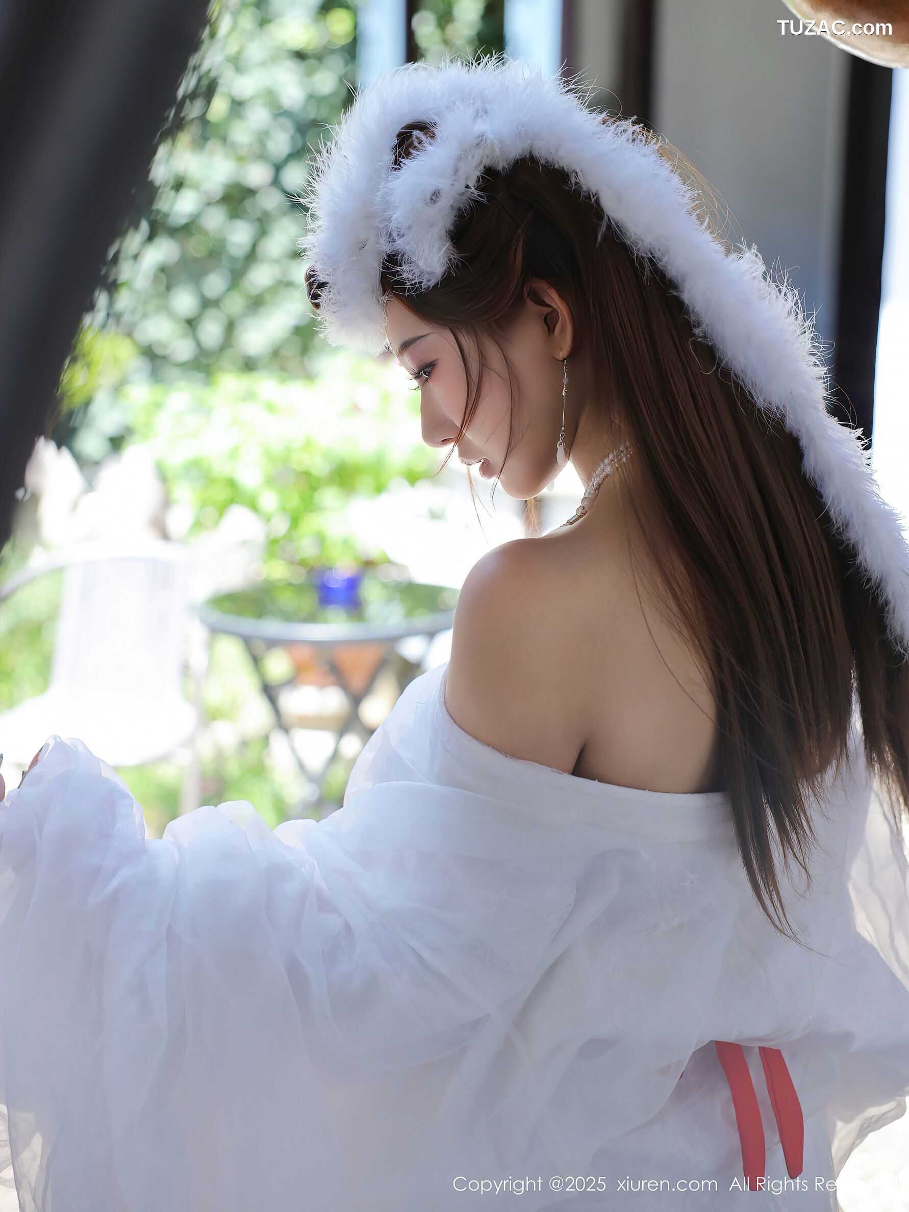 XiuRen秀人网-10843-金允希Yuki-古风白纱裙-2025.10.09
