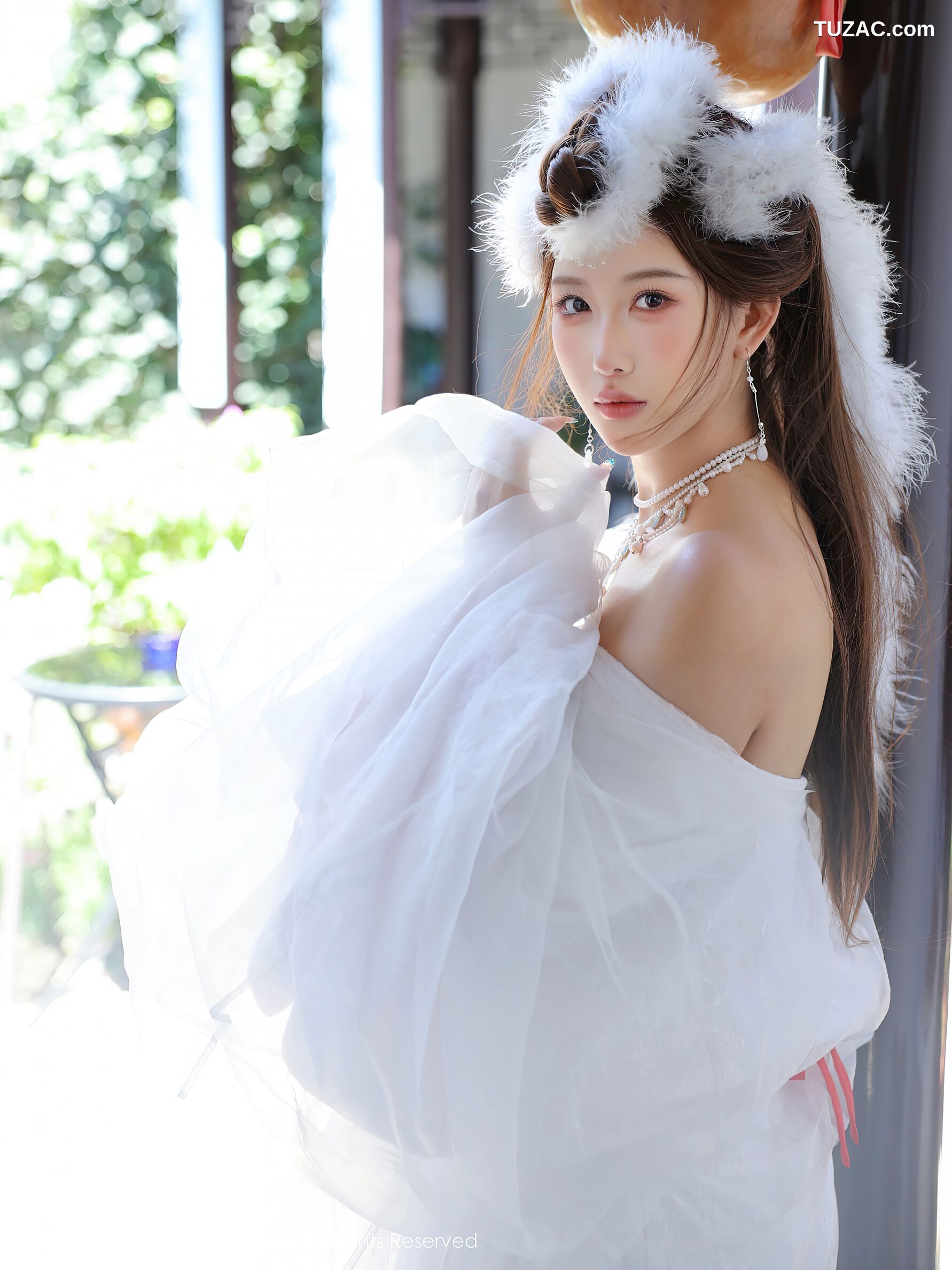XiuRen秀人网-10843-金允希Yuki-古风白纱裙-2025.10.09