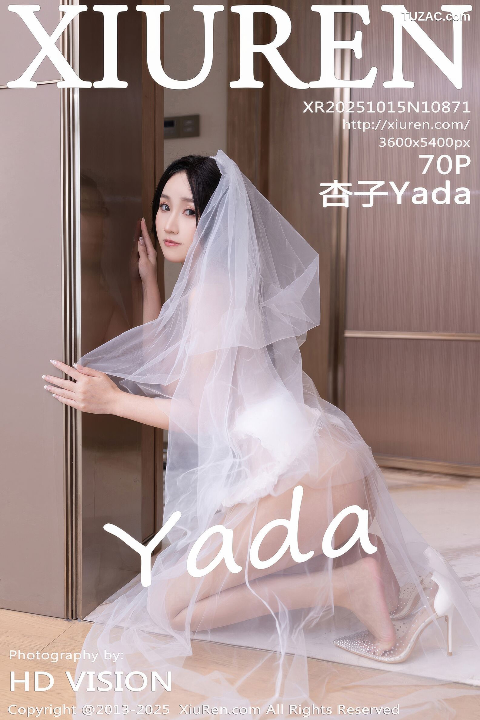 XiuRen秀人网-10871-杏子Yada-轻透白纱主题写真-2025.10.15