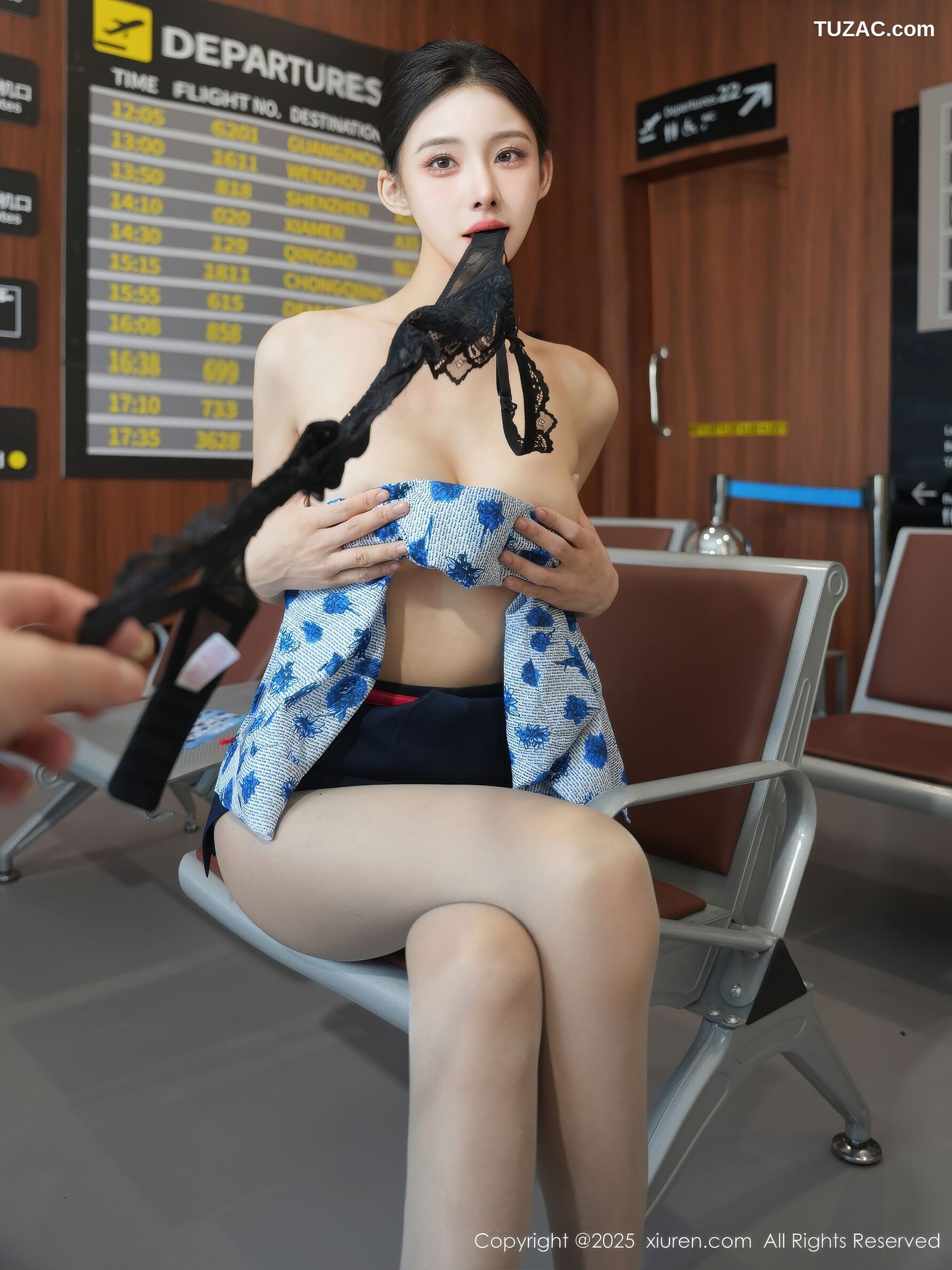 XiuRen秀人网-10891-梨霜儿-空姐短裙制服诱惑-2025.10.20