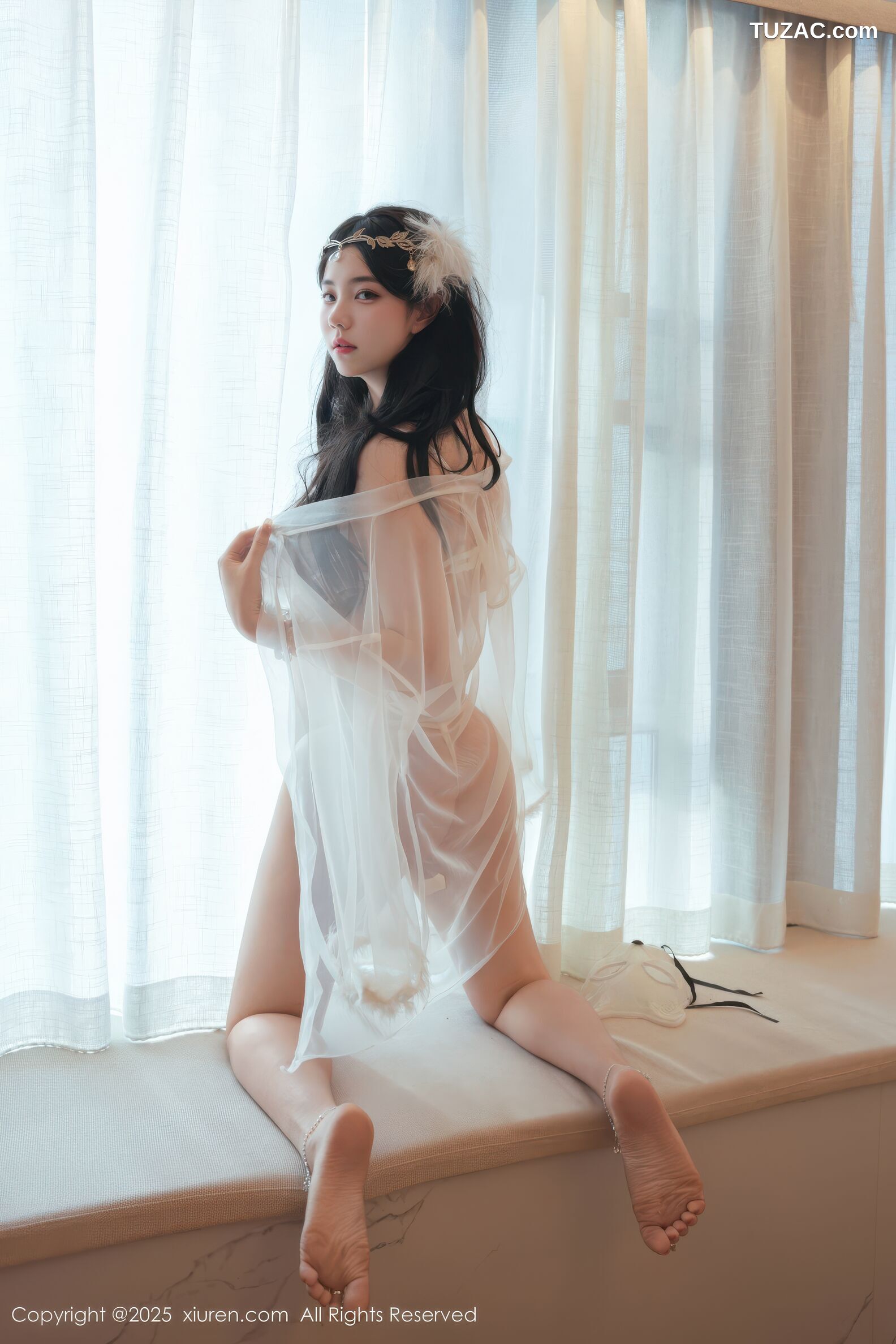 XiuRen秀人网-10923-软情-异域风透视白纱爆乳-2025.10.29