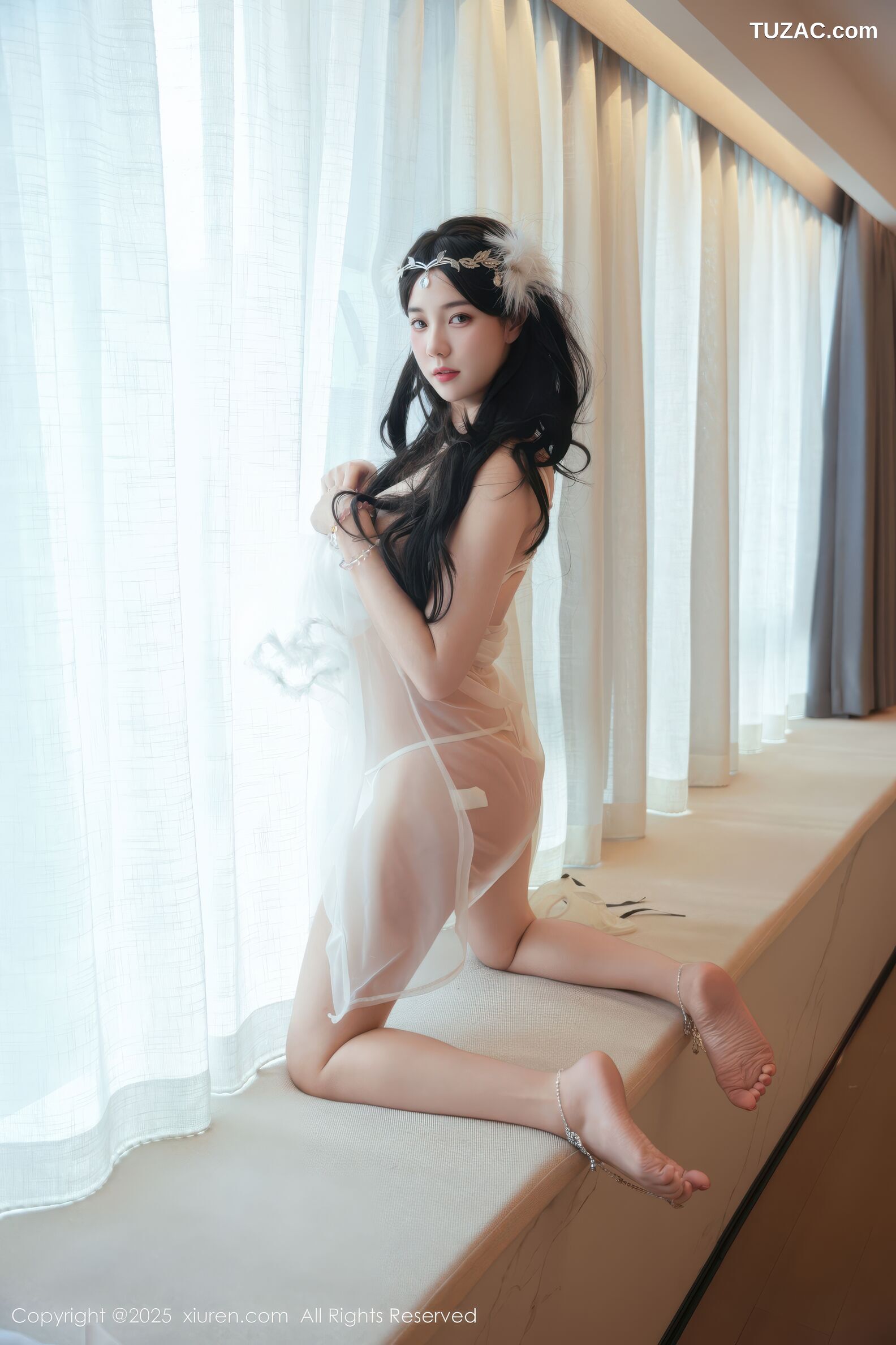XiuRen秀人网-10923-软情-异域风透视白纱爆乳-2025.10.29