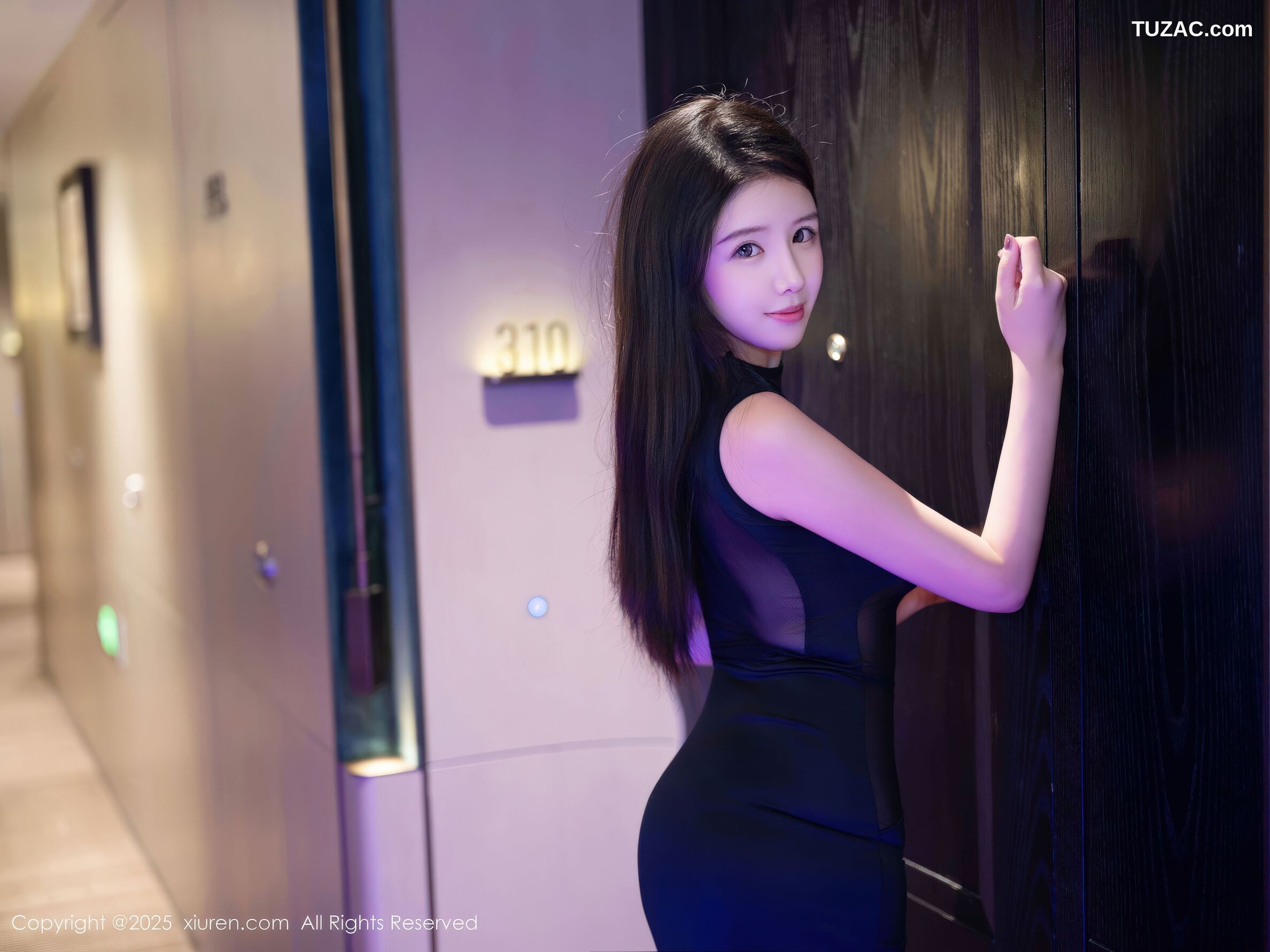 XiuRen秀人网-11041-袁圆-透视黑色连衣裙-2025.11.27