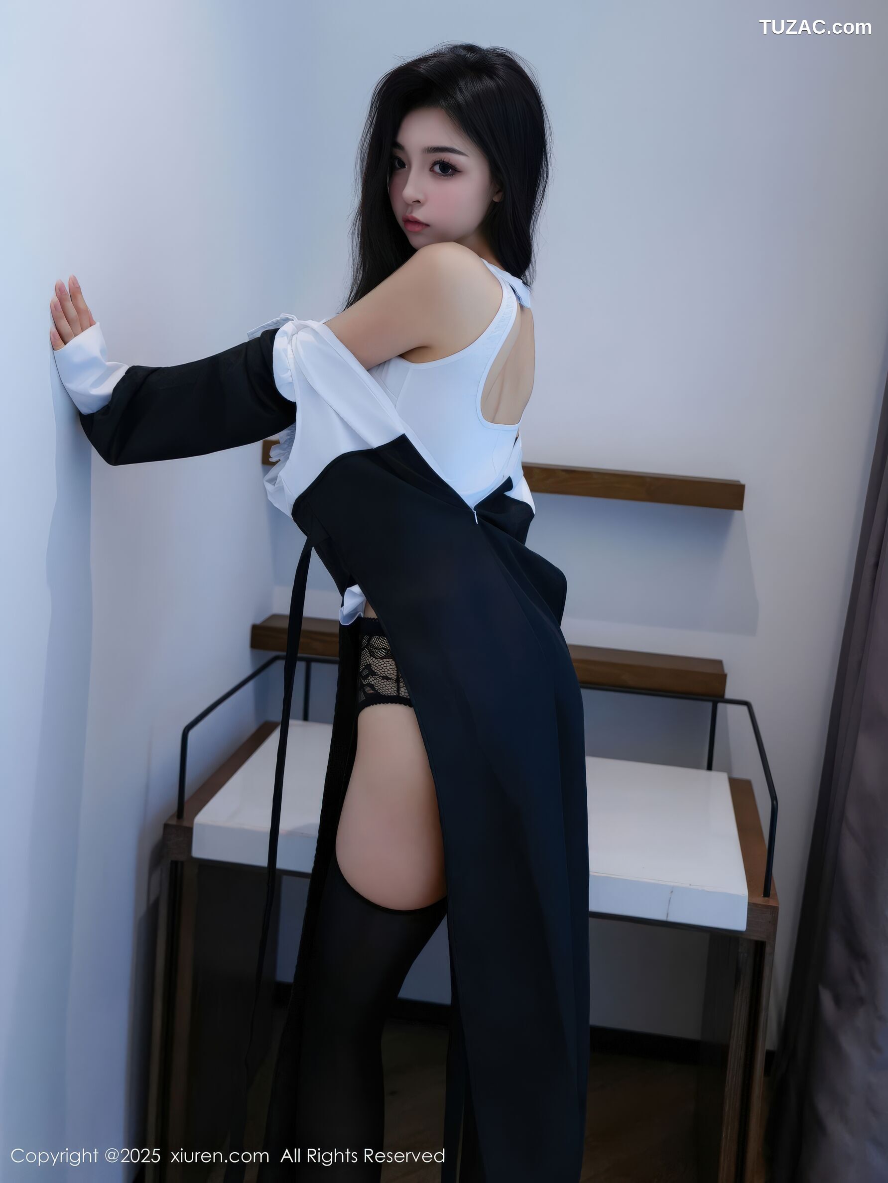 XiuRen秀人网-11059-白琮瑗-黑白情趣修女服黑丝-2025.12.03